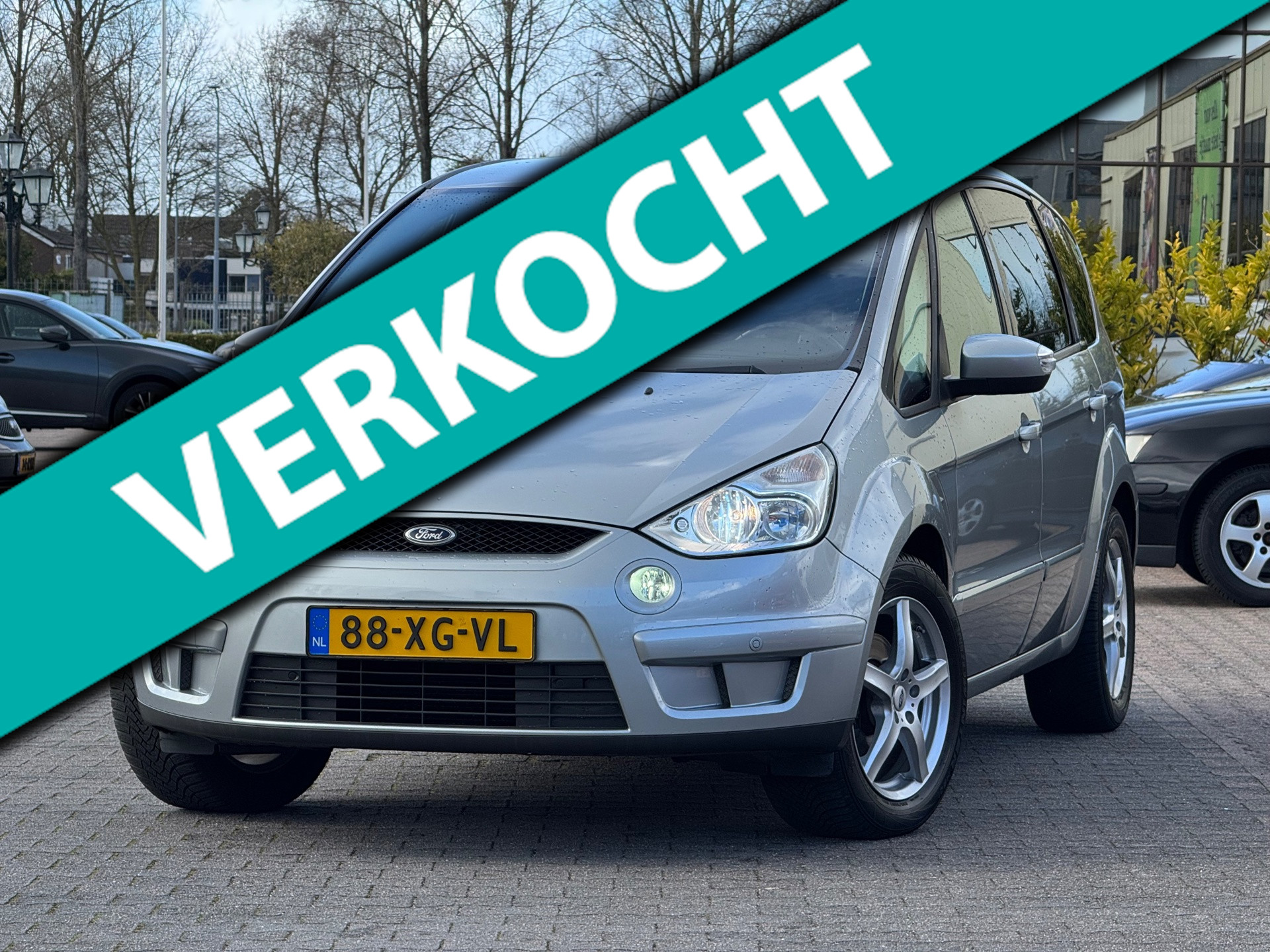 Ford S-max 2.0-16V | Navigatie | Elektrische voorstoelen | Bluethooth | Airco | Parkeersensoren | Cruise control | 2007 - voorkant