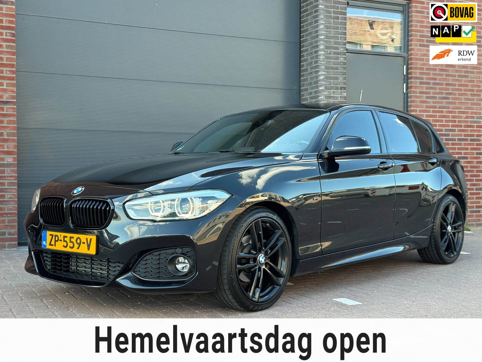 BMW 118i 118i M Sport Edition Shadow, Navi, LED, Leder, Garantie 2019 - voorkant