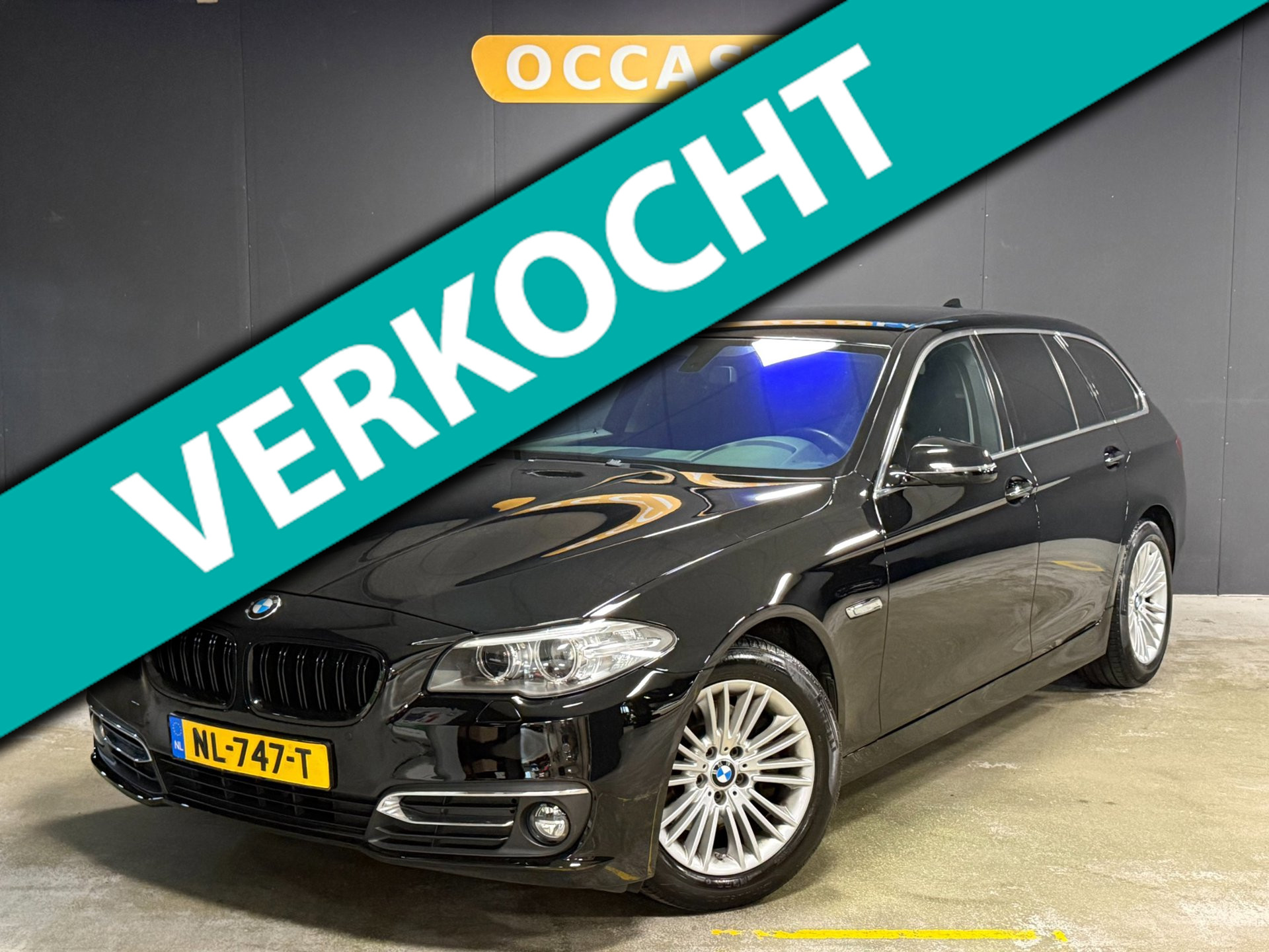 BMW 520i 520i Luxury Edition|MEMORY|LED|CRUISE|STOELV|SFEER|LEDER|17INCH| 2017 - voorkant