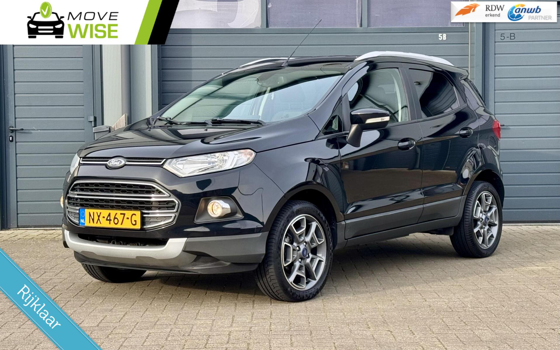 Ford Ecosport 1.0 - 125pk Titanium | 73.000 KM NAP! | Hoge Zit | 1e Eigenaar | Stoelverwarming | Cruise | 2017 - voorkant