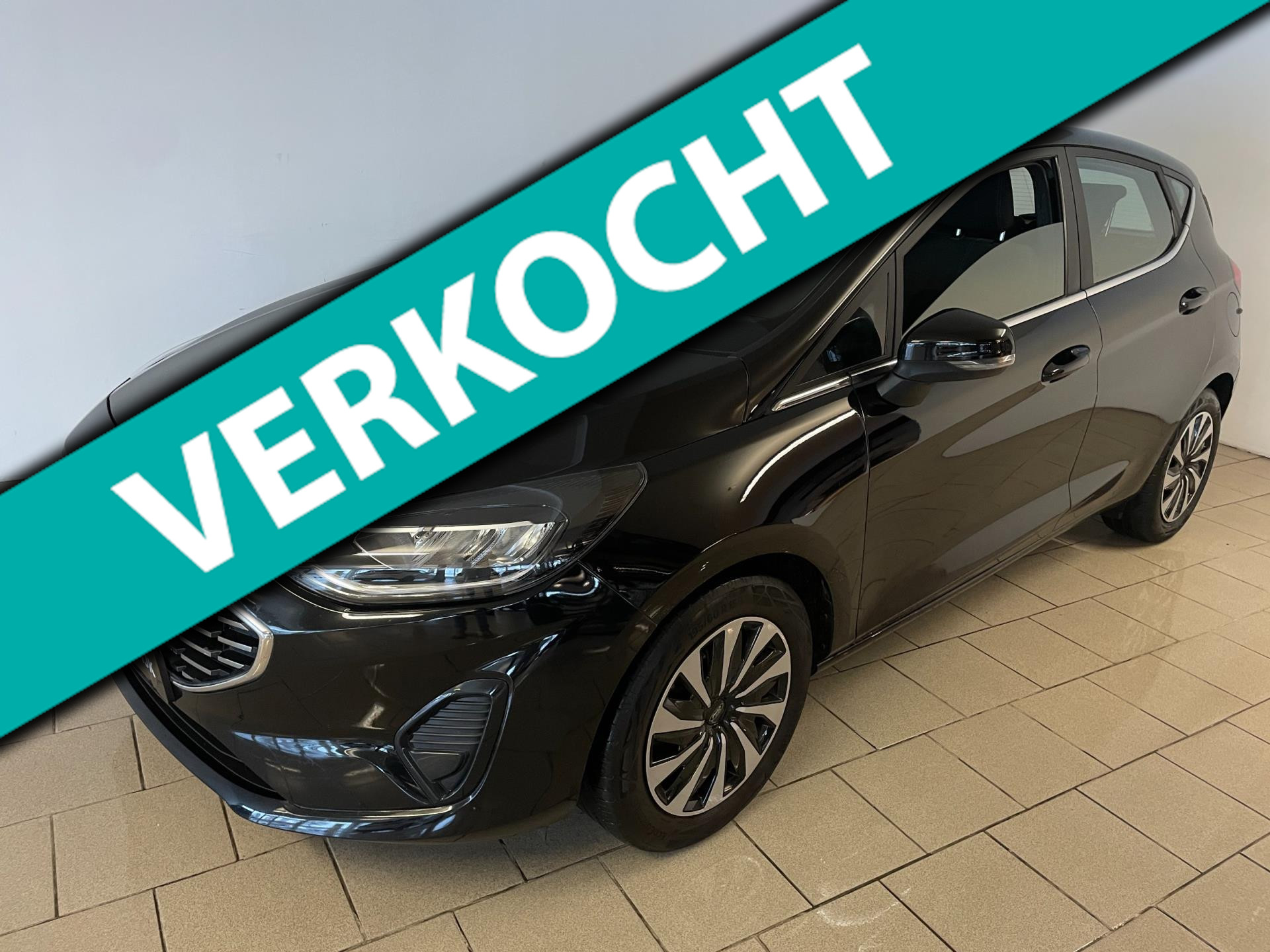 Ford Fiesta 1.0 EcoBoost Hybrid Titanium X AIRCO NAVI CRUISE BLUETOOTH MULTI STUUR ZEER NETTE AUTO 2022 - voorkant
