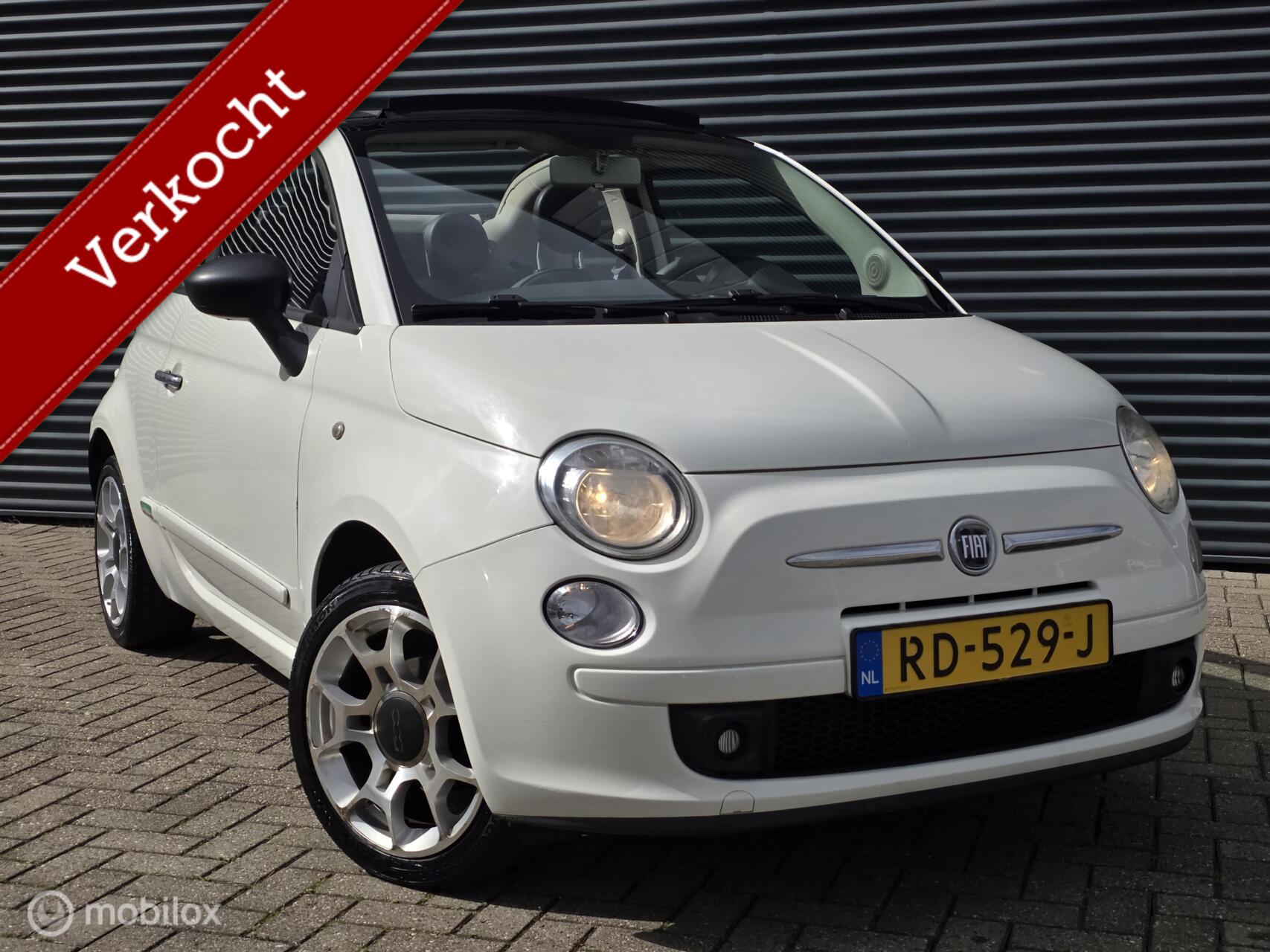 Fiat Fiat 500 C 1.2 Sport CABRIO/PARKEERSENSOREN 2010 - voorkant