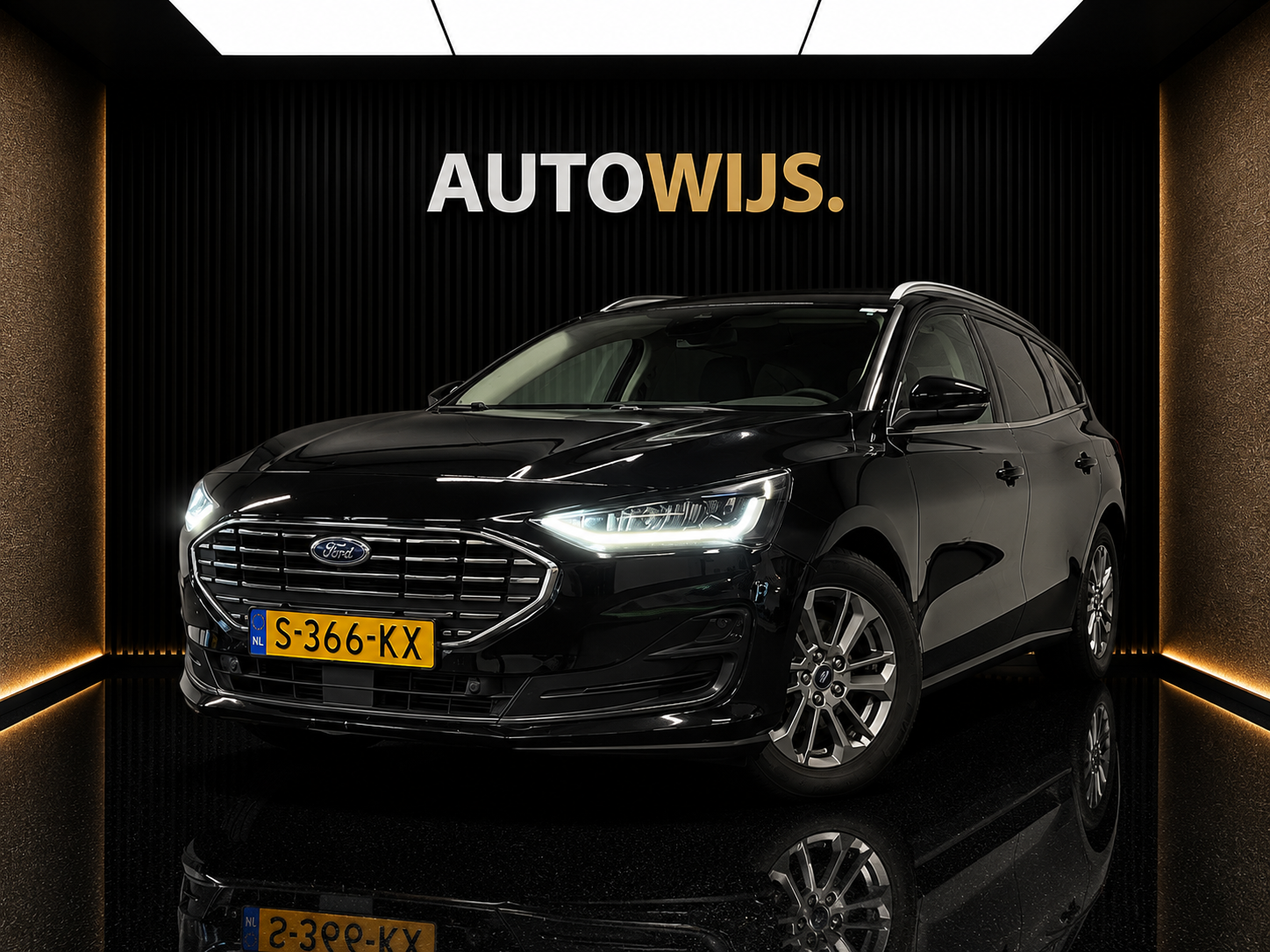 Ford Focus 1.0 EcoBoost Hybrid Titanium|NL AUTO|NAVI|DEALER ONDERHOUDEN 2023 - voorkant