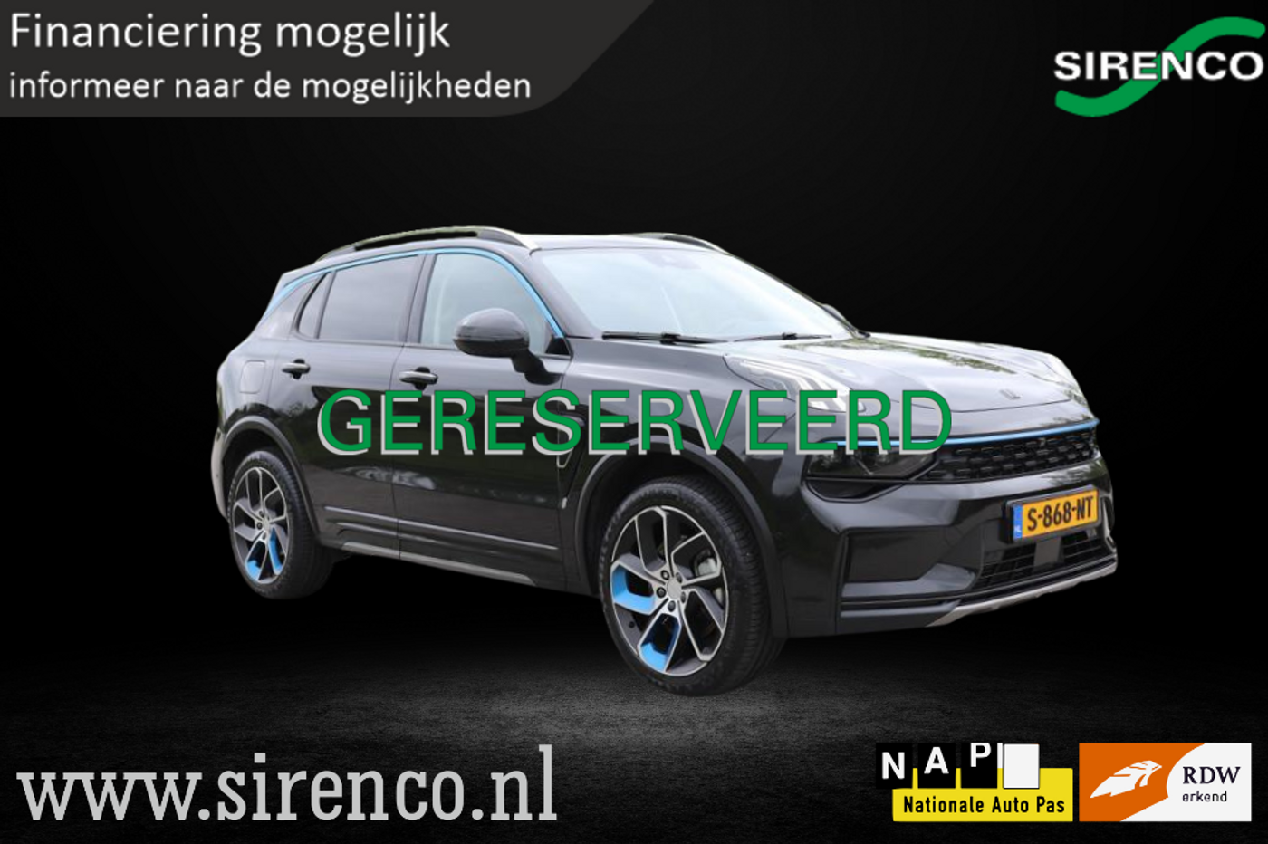Lynk&co LYNK & Co 01 1.5| 360 camera met 3d view | panodak | stoelverwarming |Android auto & Apple carplay |dab | adaptive cruise control | sfeerverlichting | 2023 - voorkant