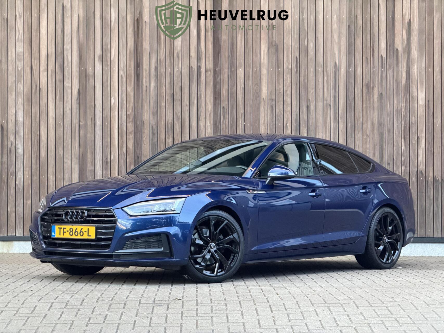 Audi A5 Sportback 1.4 TFSI Sport S-line Edition | BLACK | NL-AUTO 2018 - voorkant