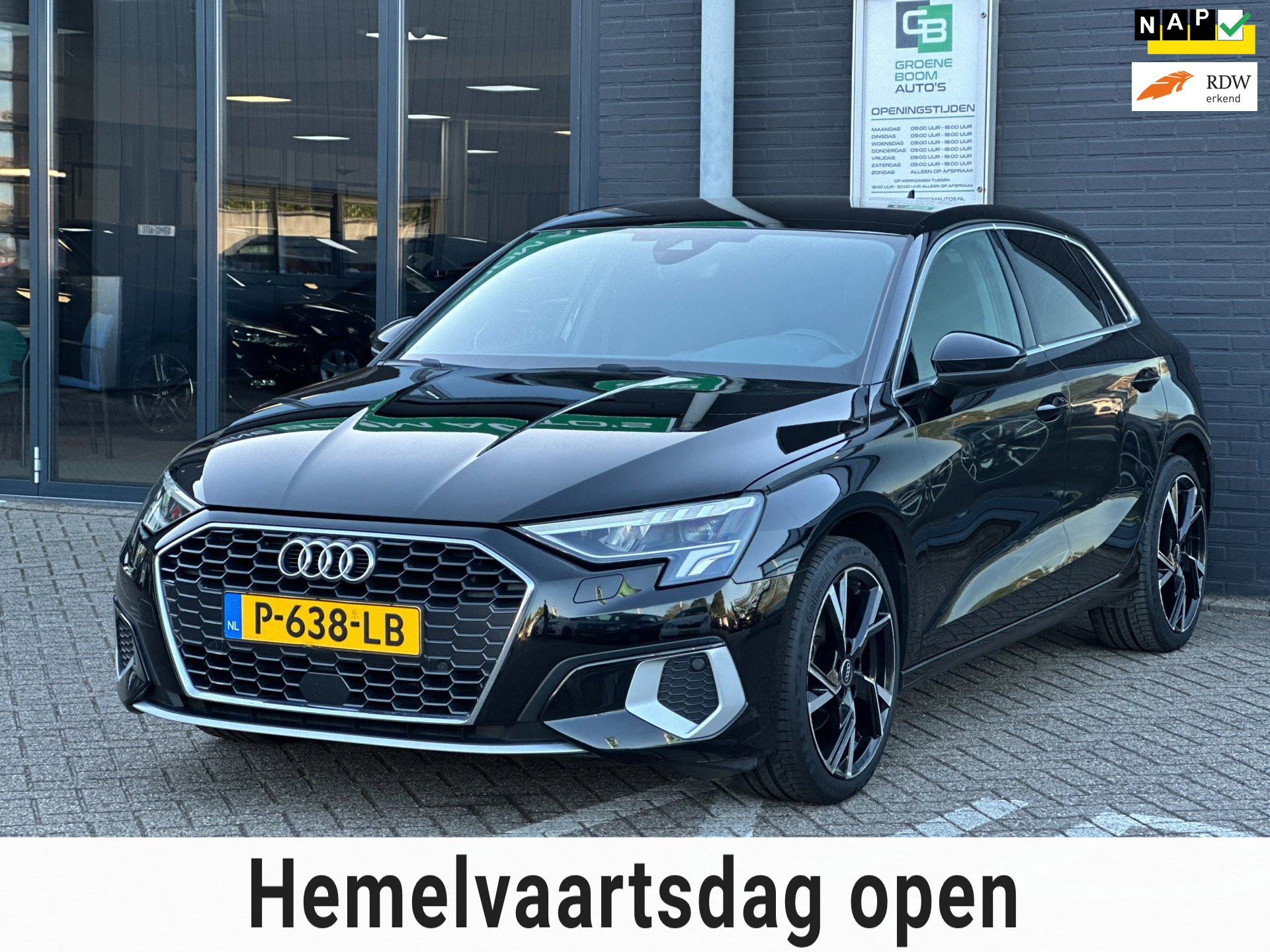 Audi A3 Sportback 30 TFSI Advanced edition/1STE EIG/APP-CONNECT/LED/NL-AUTO NAP!! 2022 - voorkant