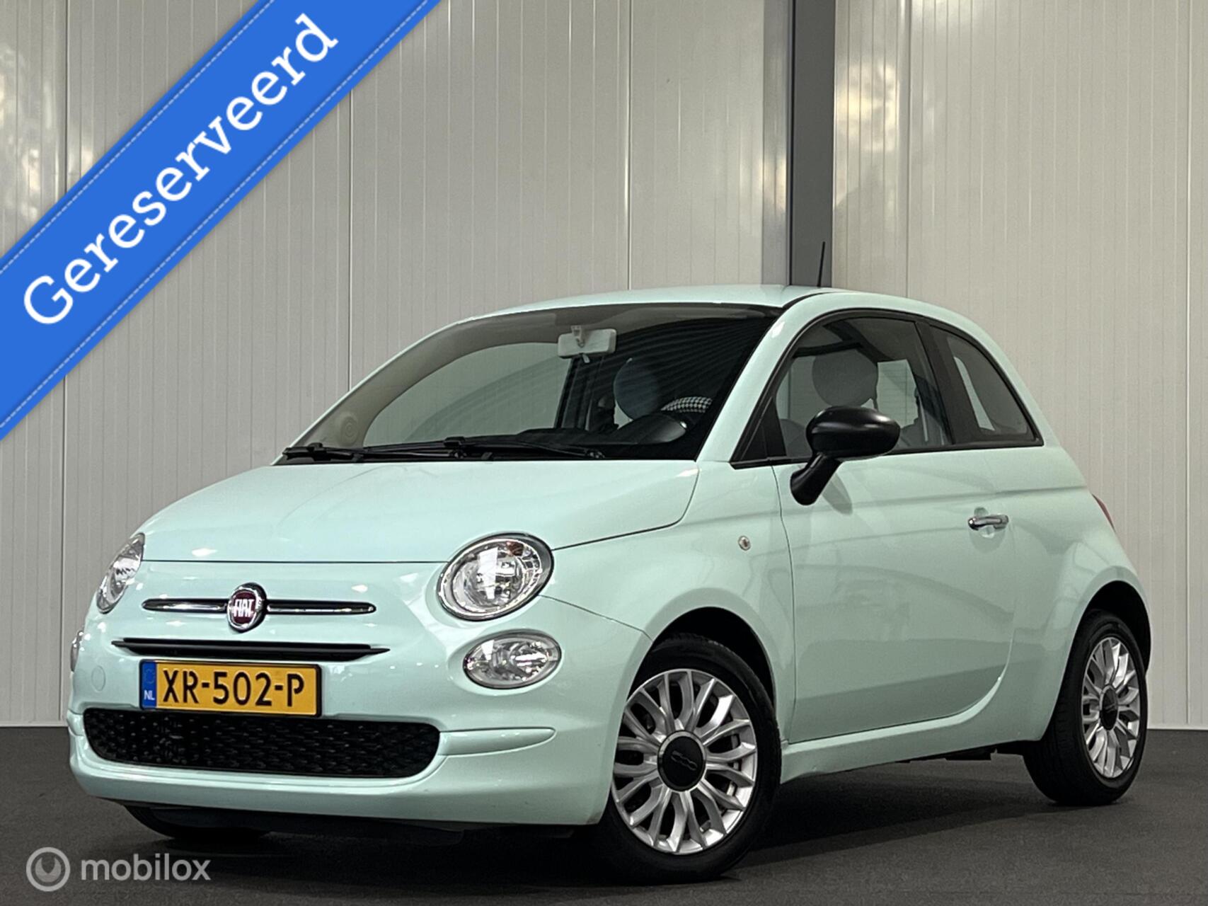 Fiat Fiat 500 0.9 TwinAir Turbo [ NAP cruise airco LM ] 2019 - voorkant