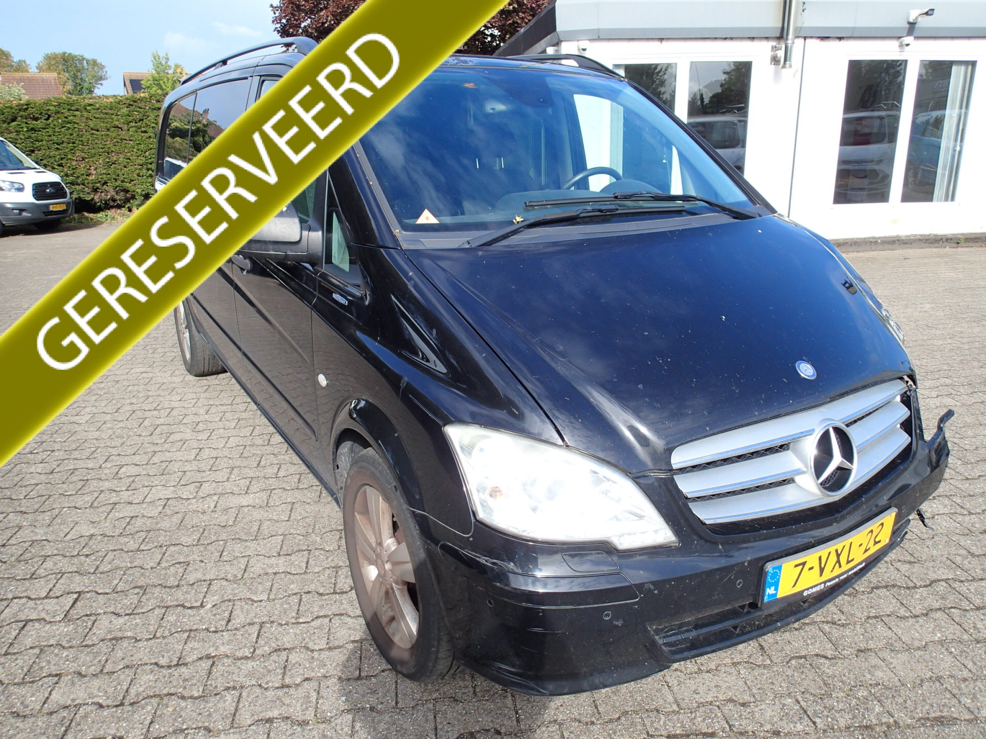 Mercedes-Benz Vito 122 CDI 343 DC Comfort V6 DUBBEL CABINE 2012 - voorkant