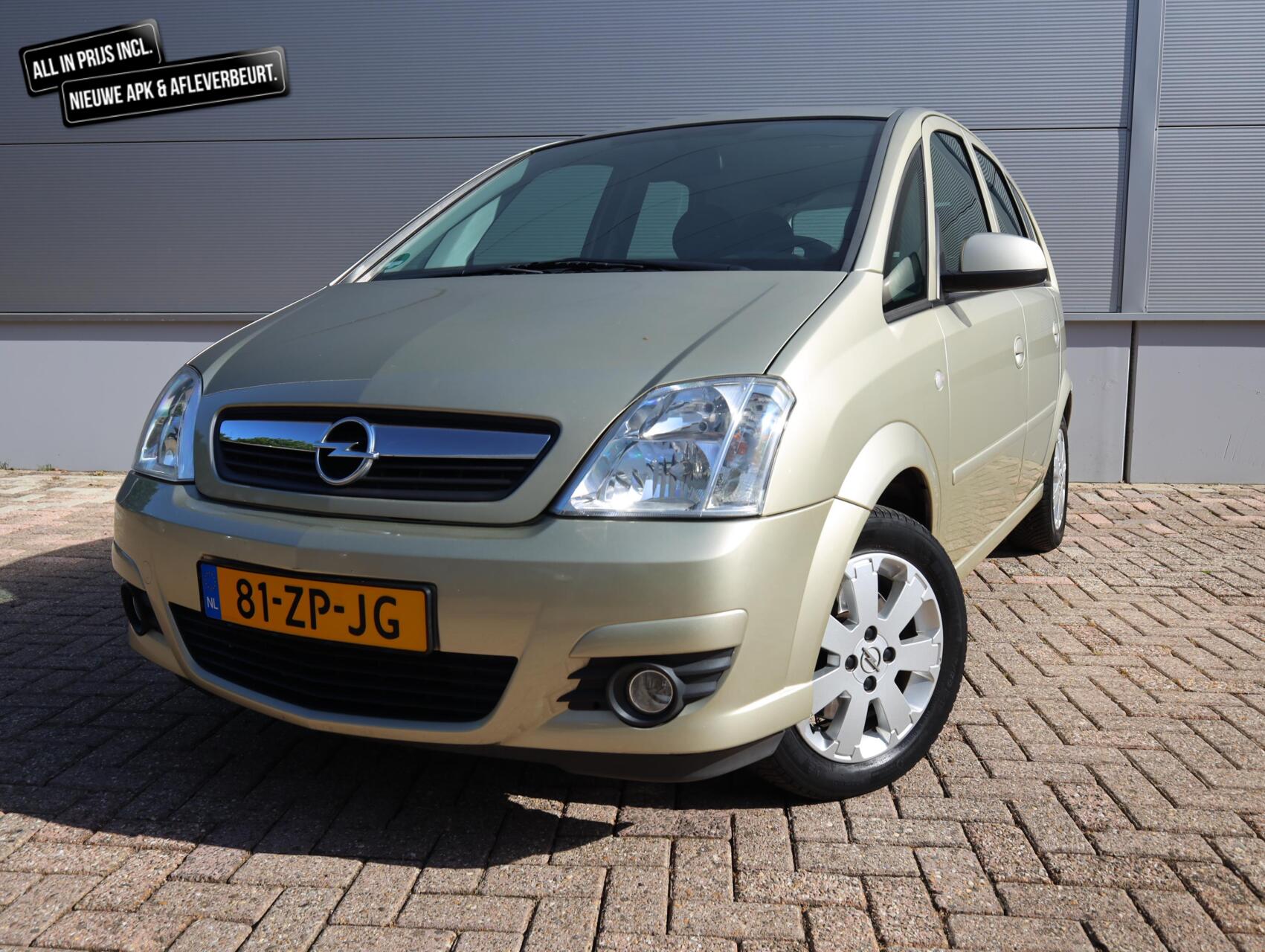 Opel Meriva-a 1.6-16V Cosmo(Vol Opties) Automaat 100%onderh. 2008 - voorkant