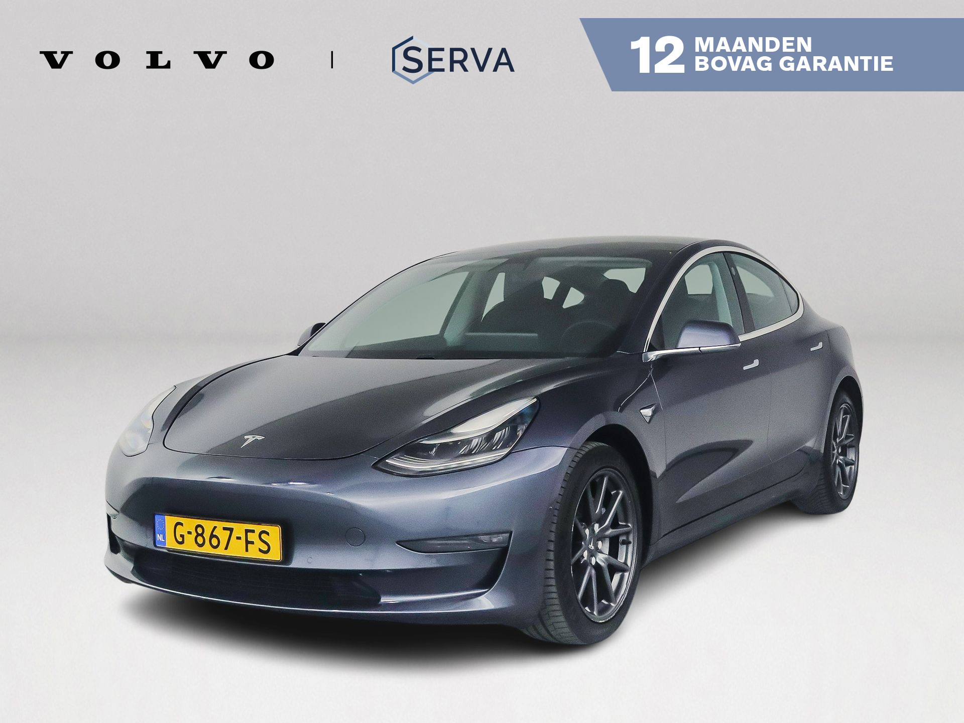 Tesla Model 3 Long Range AWD 75 kWh | Panoramadak | Parkeercamera | Stoelverwarming | Keyless 2019 - voorkant