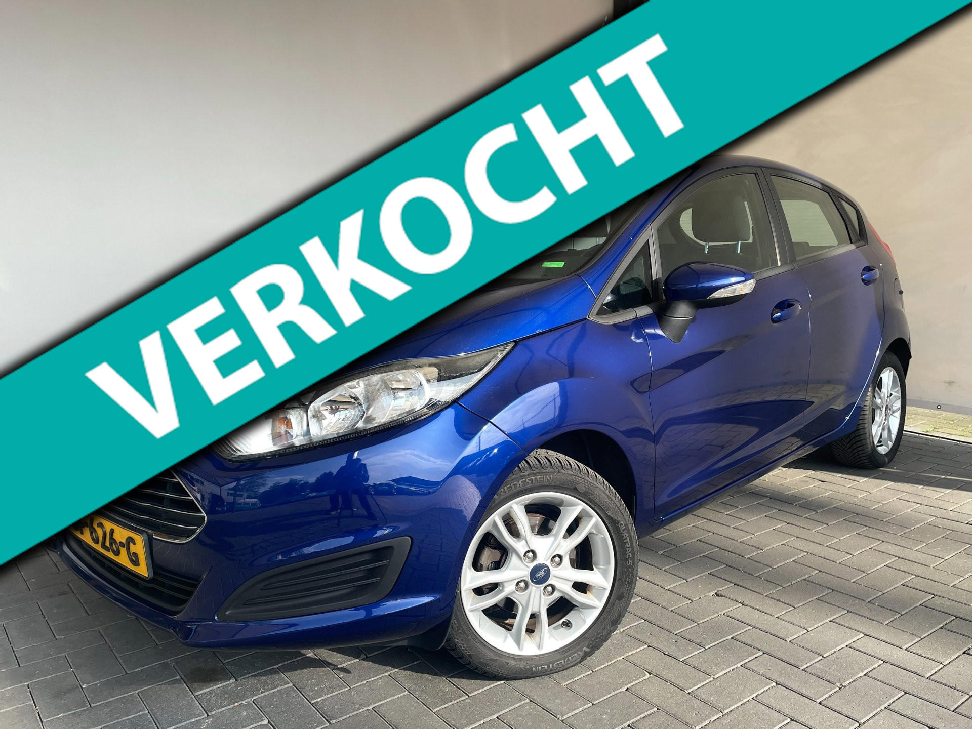 Ford Fiesta 1.0 Style|Cruise Control|Airco|All-season banden 2015 - voorkant