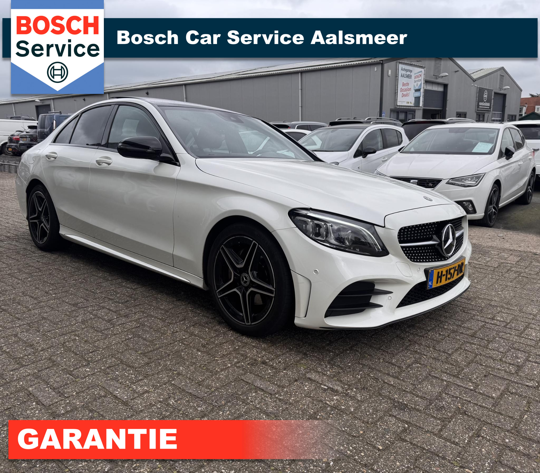 Mercedes-Benz C-klasse 200 Business Solution AMG 2020 - voorkant