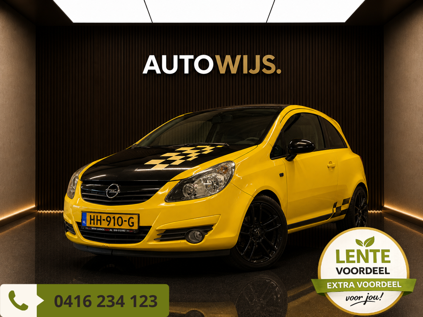 Opel Corsa 1.4-16V|COLOR RACE|AIRCO|MF-STUUR|APK 4-27 2010 - voorkant