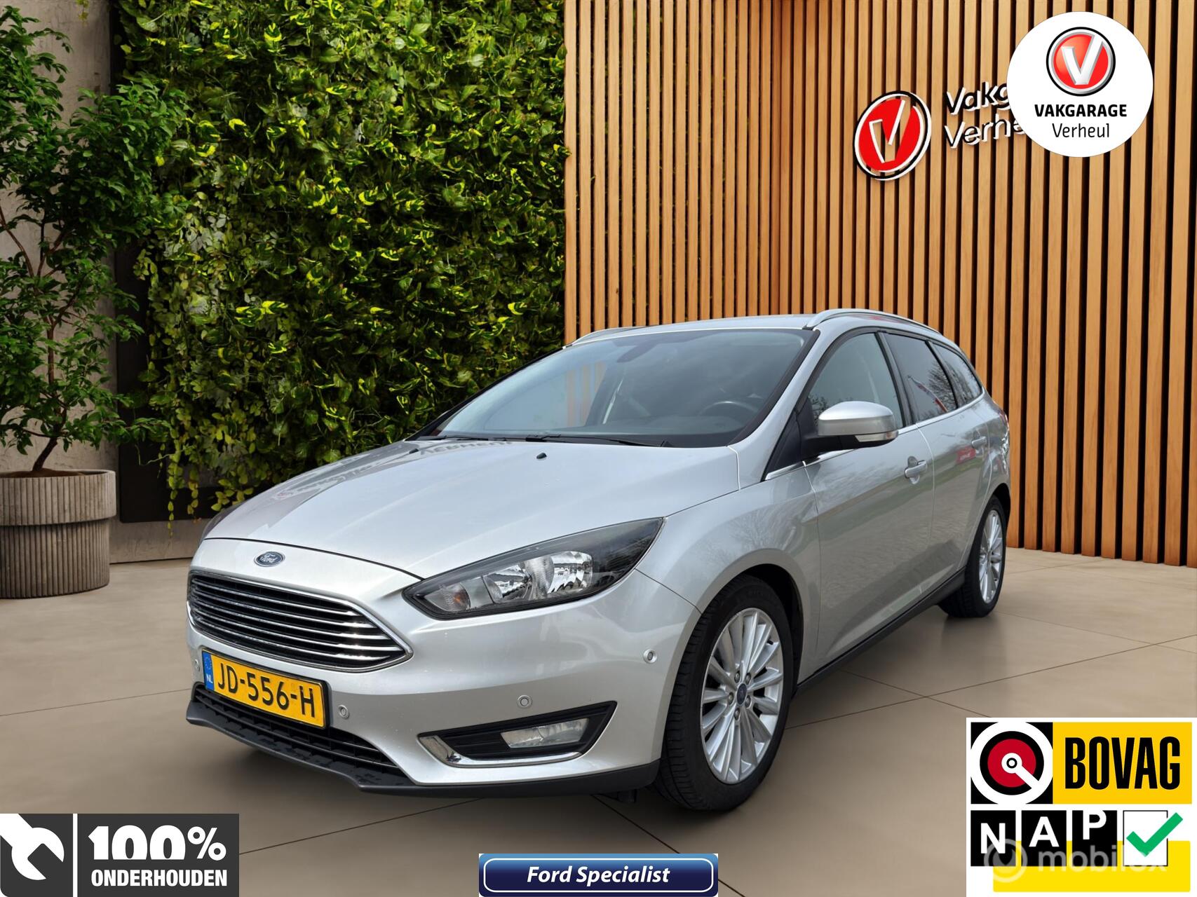 Ford Focus 1.0 Titanium|125Pk|Trekhaak 2016 - voorkant