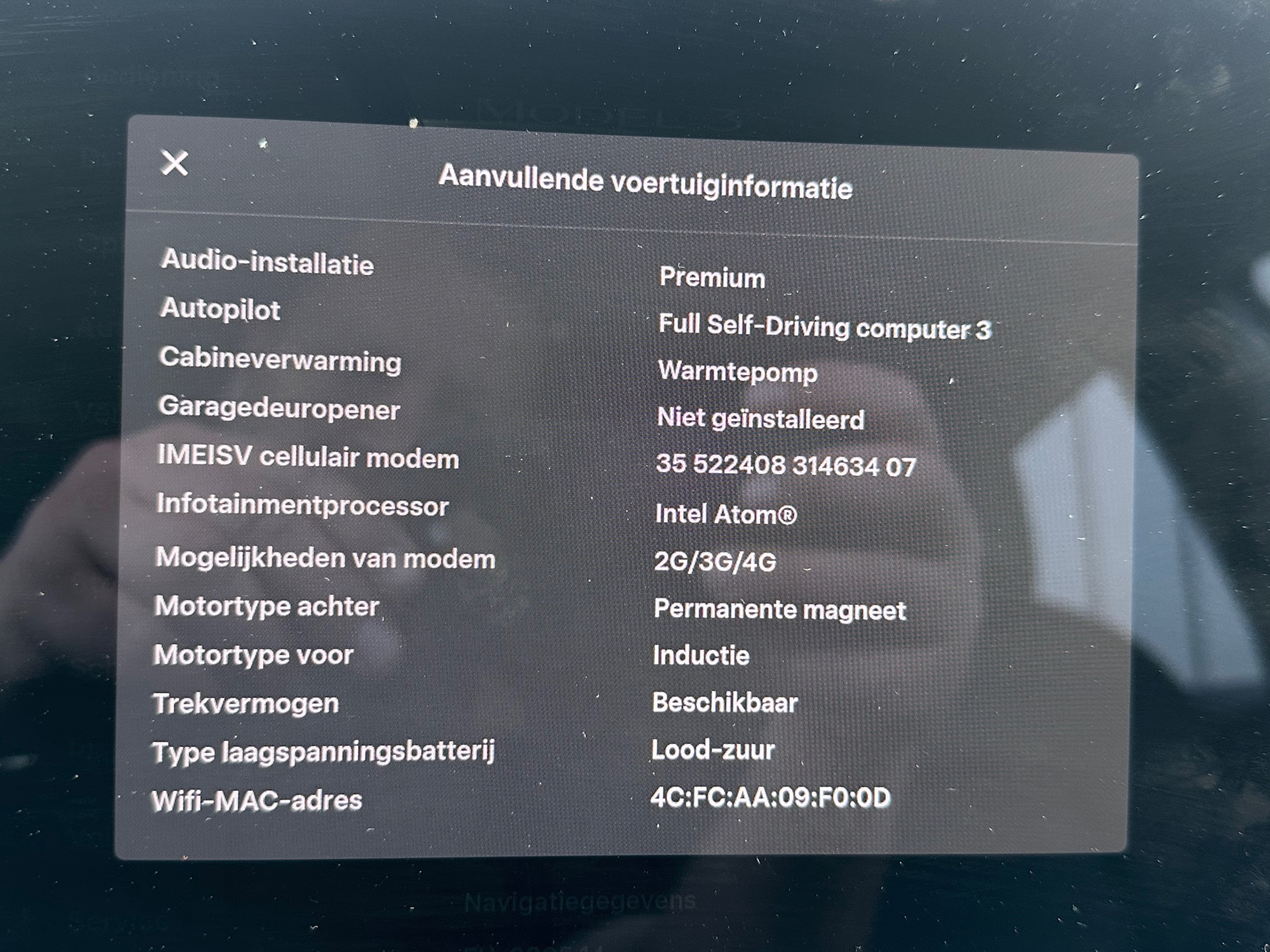 Foto van Tesla Model 3