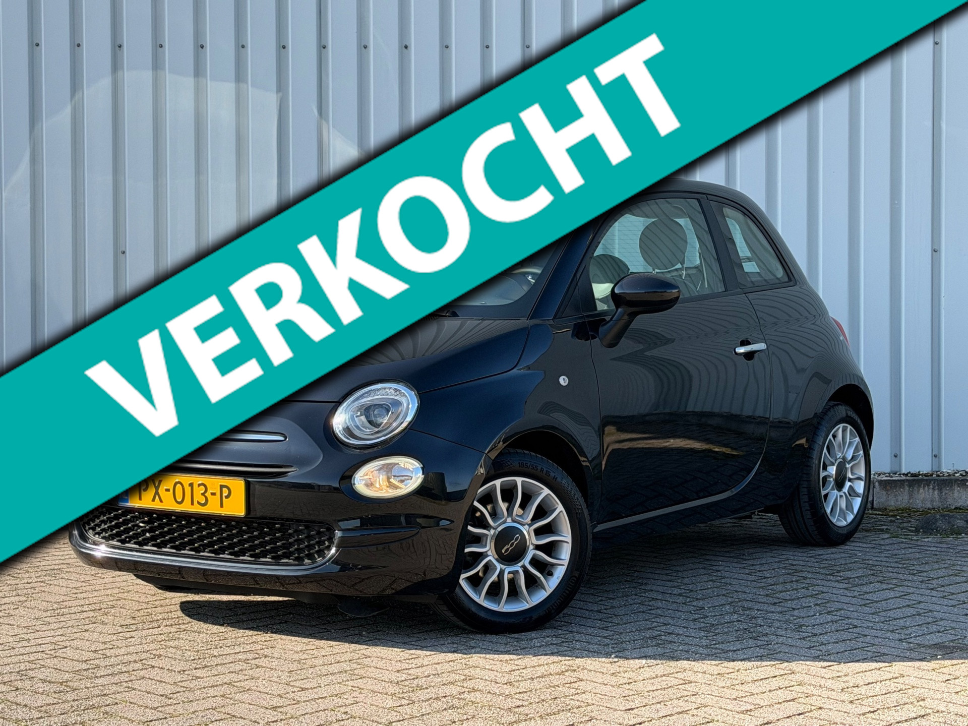 Fiat Fiat 500 0.9 TwinAir Turbo Popstar|Automaat|Cruise|Bluetooth|NAP 2017 - voorkant