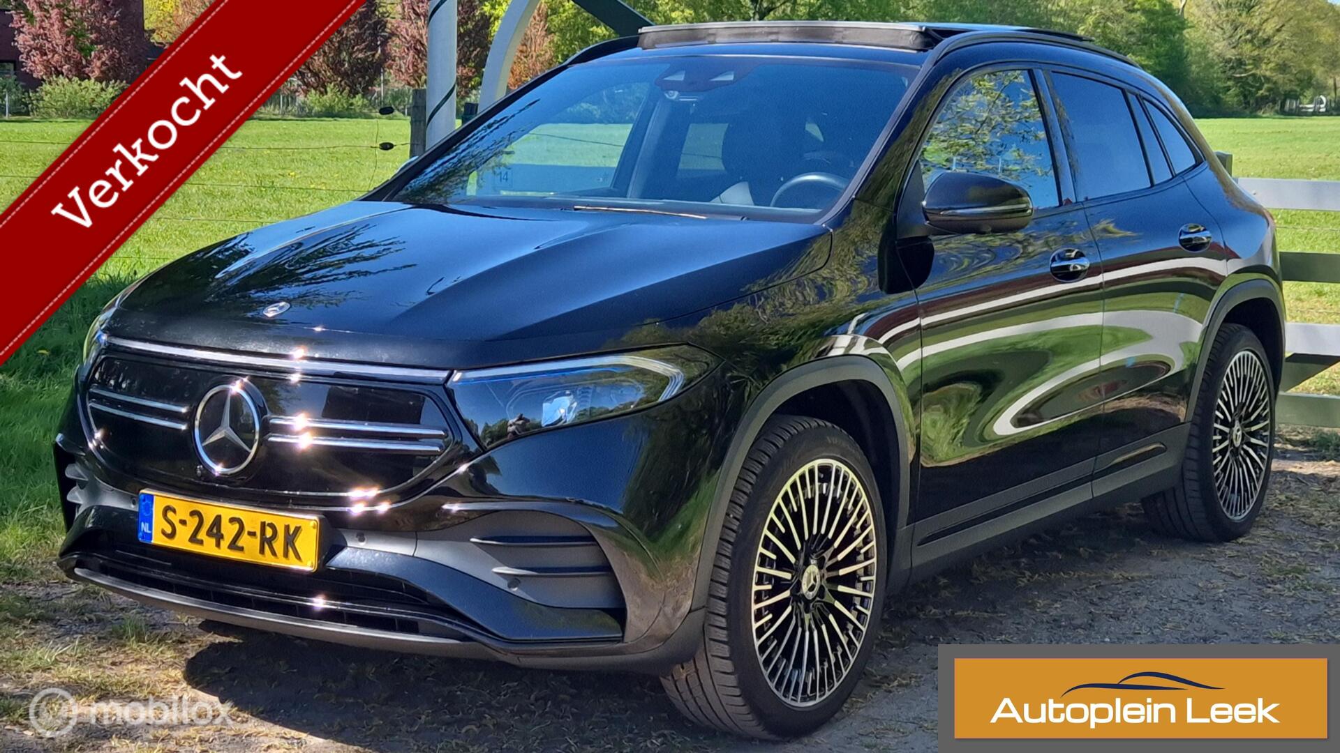 Mercedes-Benz Eqa 250 250+ AMG Line 71 kWh PANORAMADAK 2023 - voorkant