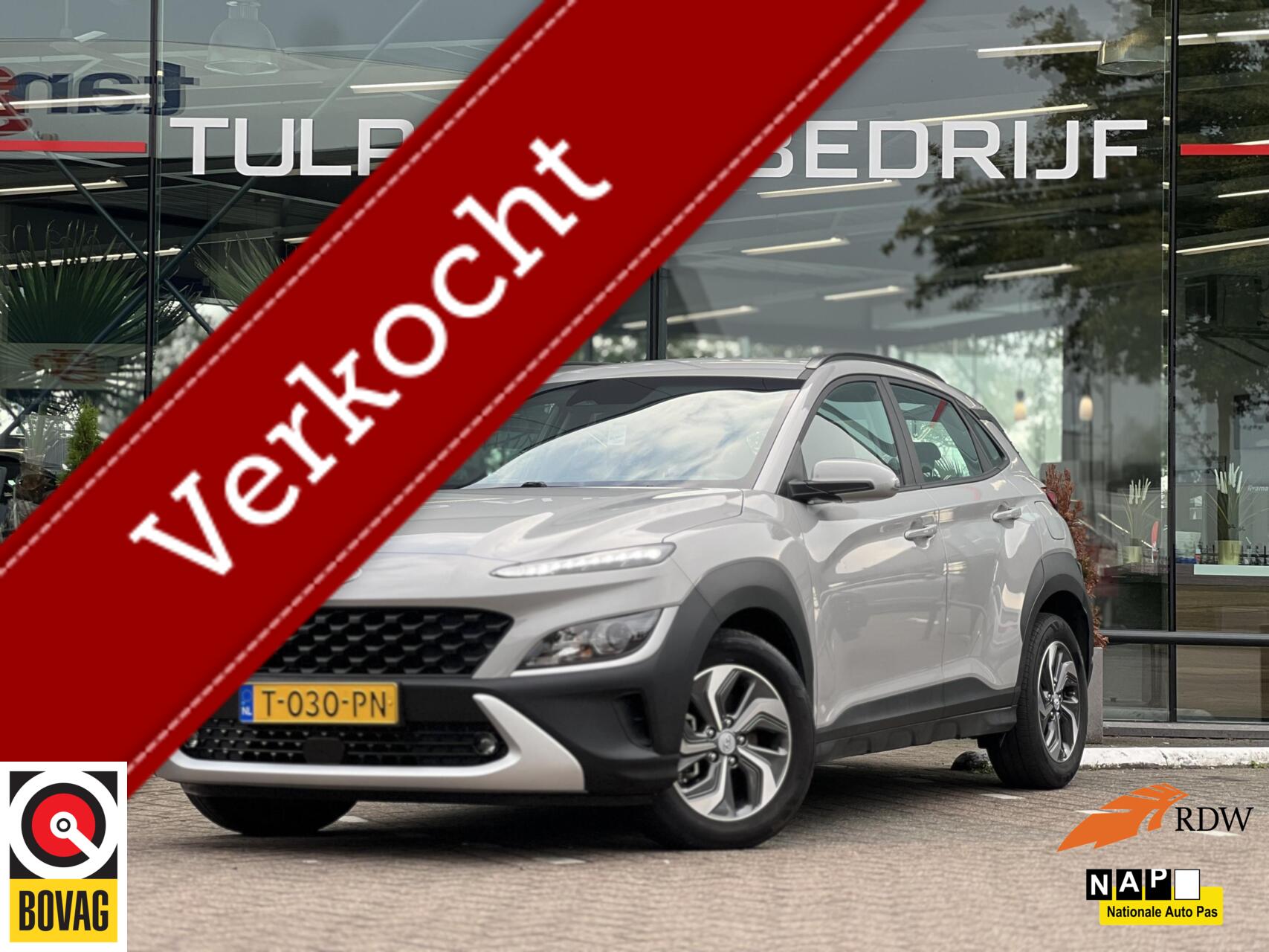 Hyundai Kona 1.6 GDI HEV Comfort Smart Clima Cruise Navi NAP 2023 - voorkant