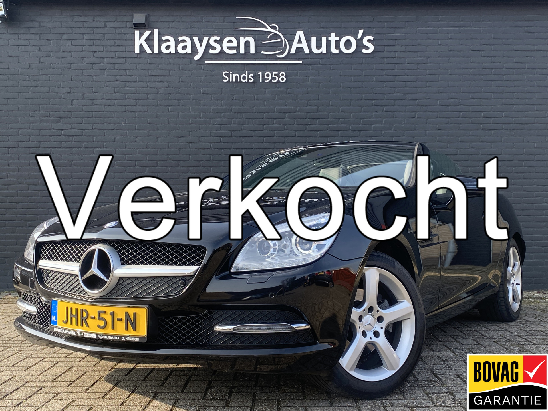 Mercedes-Benz SLK 200 200 AUT. | dealer onderhouden | panoramadak | leder interieur | stoel/nek verwarming | liefhebbers exemplaar 2015 - voorkant