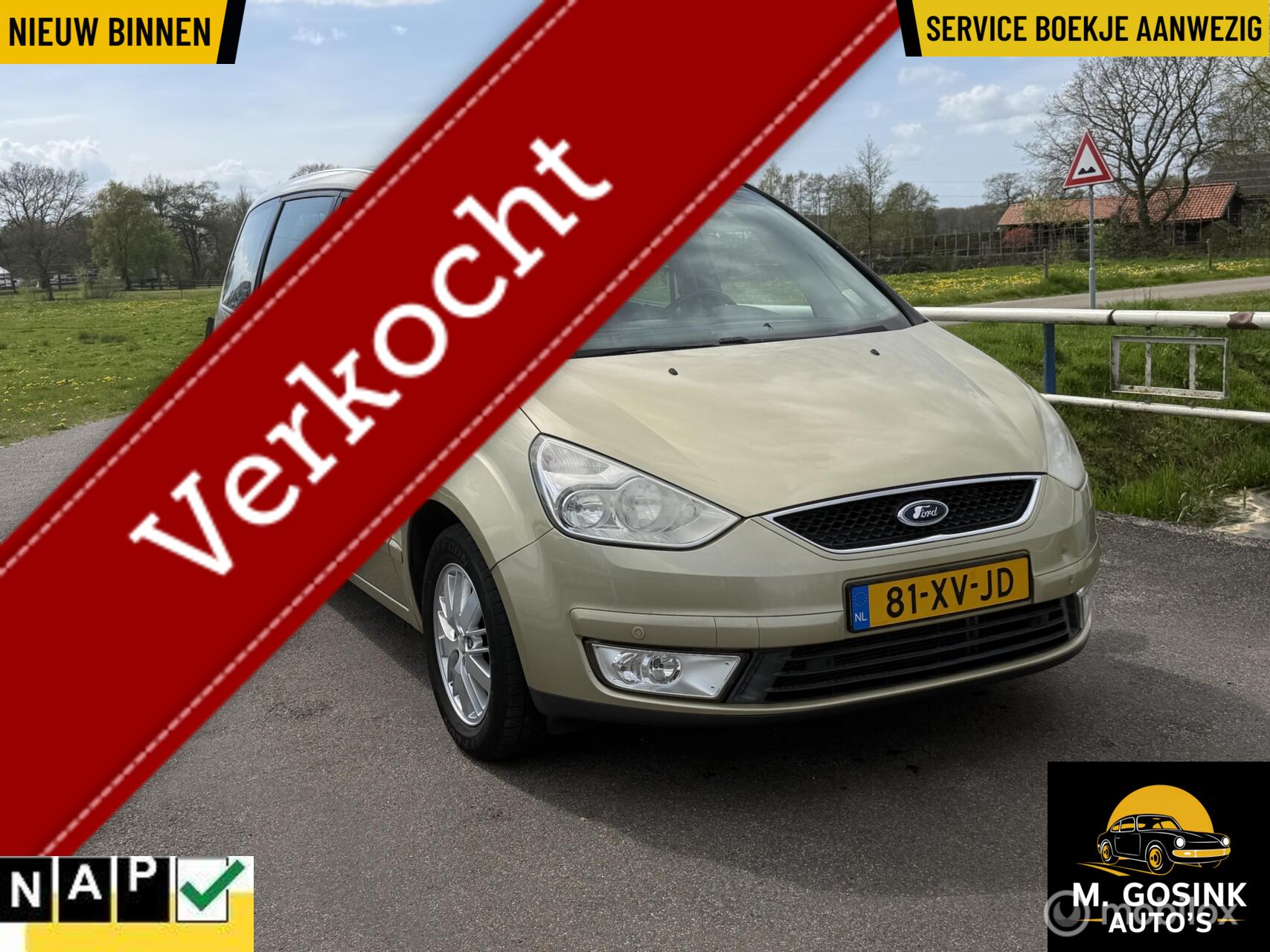 Ford Galaxy 2.0-16V Ghia 7zits Airco cruis control apk nieuw 2007 - voorkant