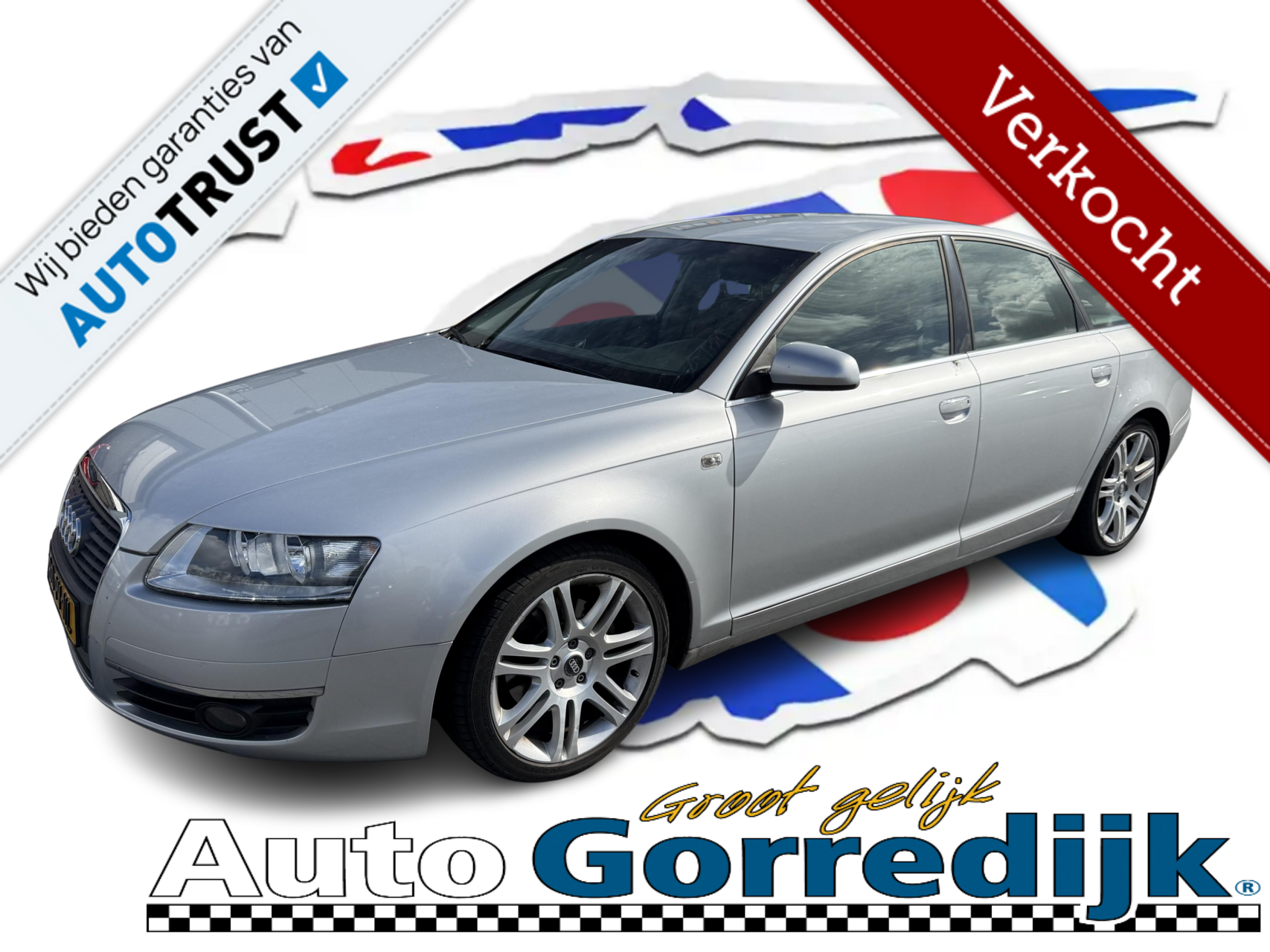 Audi Audi A6 2.4 Pro Line Business  LEER Nette auto Youngtimer 2005 - voorkant