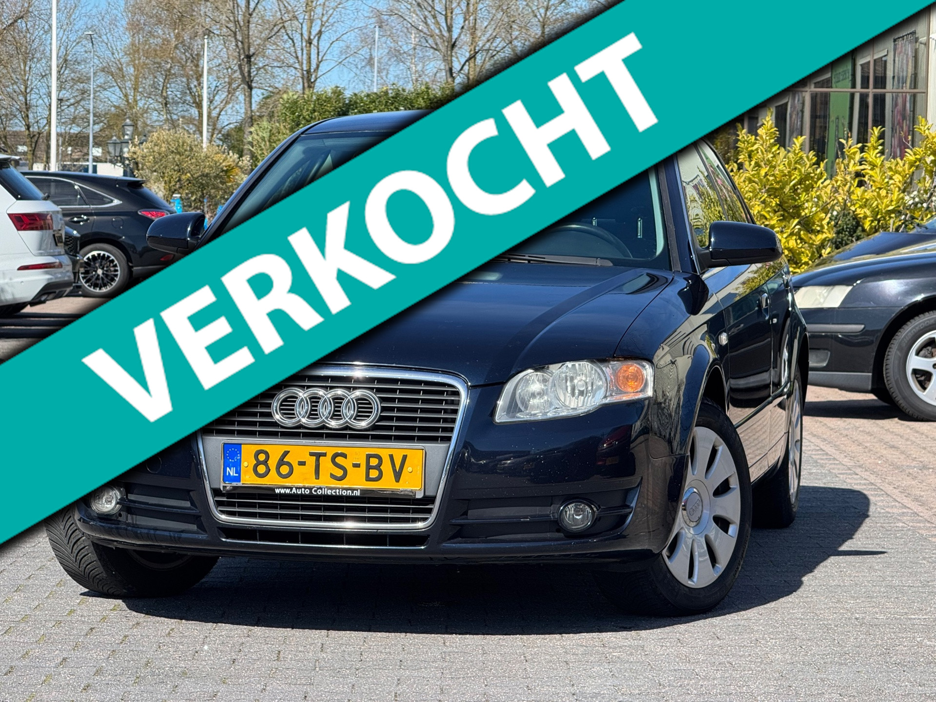 Audi Audi A4 1.6 Pro Line Business | Navigatie | Parkeersensoren | Trekhaak | Airco | Cruise control | 2 sleutels | Onderhoud 2007 - voorkant