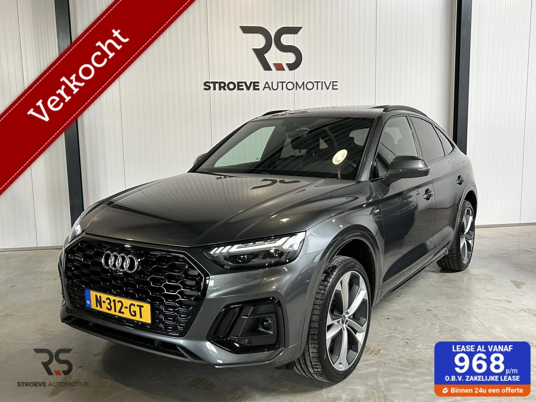 Audi Q5 Sportback 50 TFSI-e S-Edition | Navi | Matrix | Pano | Virtual Cockpit | Camera | PDC | Alcantara | 1e Eig. | Org. NLD. | NAP | 2021 - voorkant