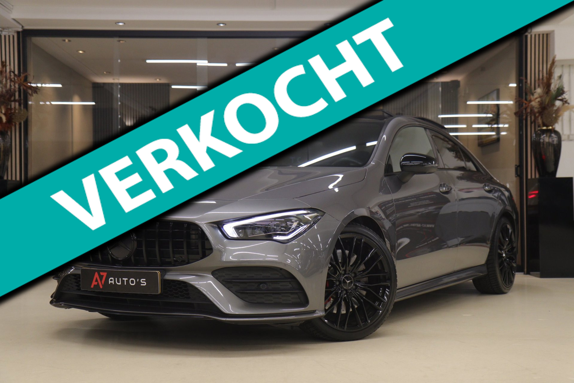 Mercedes-Benz Cla 250 250 AMG-LINE Plus PANO/BUR/360CAM/BLINDSPOT/VOL 2019 - voorkant