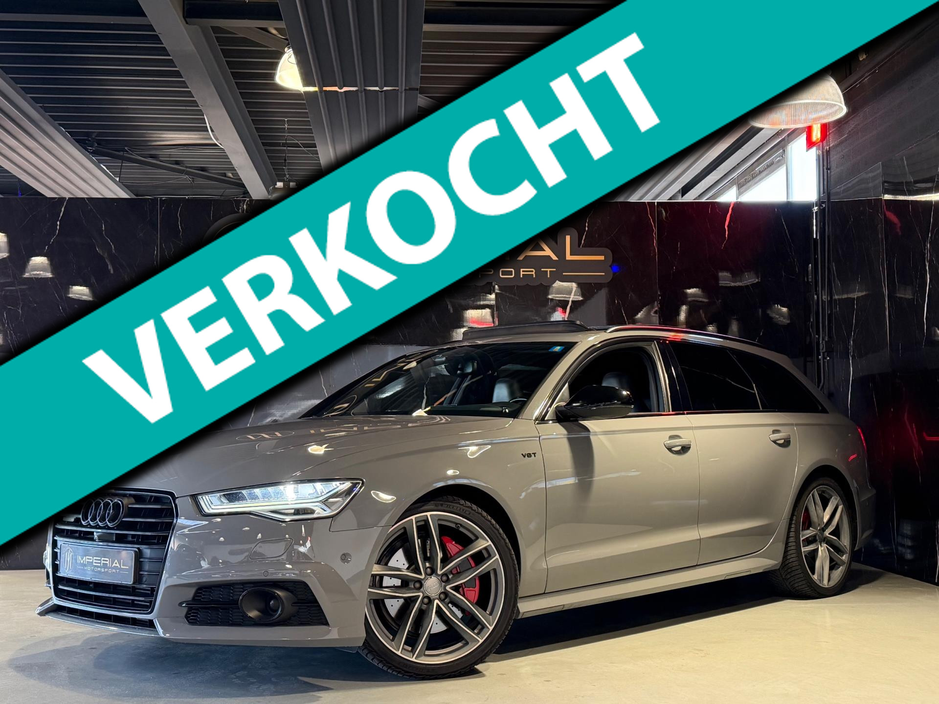 Audi A6 Avant 3.0 TDI BiT quattro Competition Pano|B&O Tweakers|HUD|RS-STOELEN|Trekhaak|luchtvering 2015 - voorkant