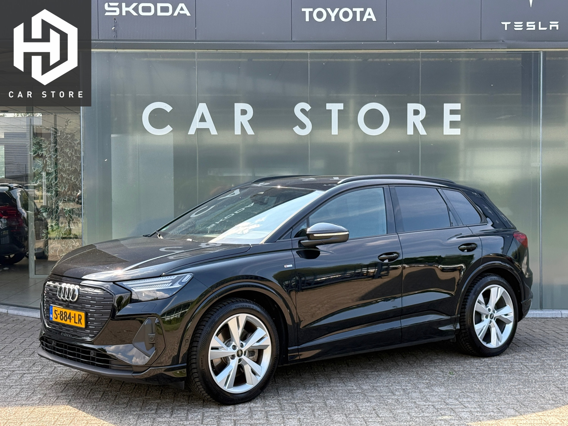 Audi Q4 40 E-tron 40 Launch edition S-LINE Competition 77 kWh 95% soh 2023 - voorkant