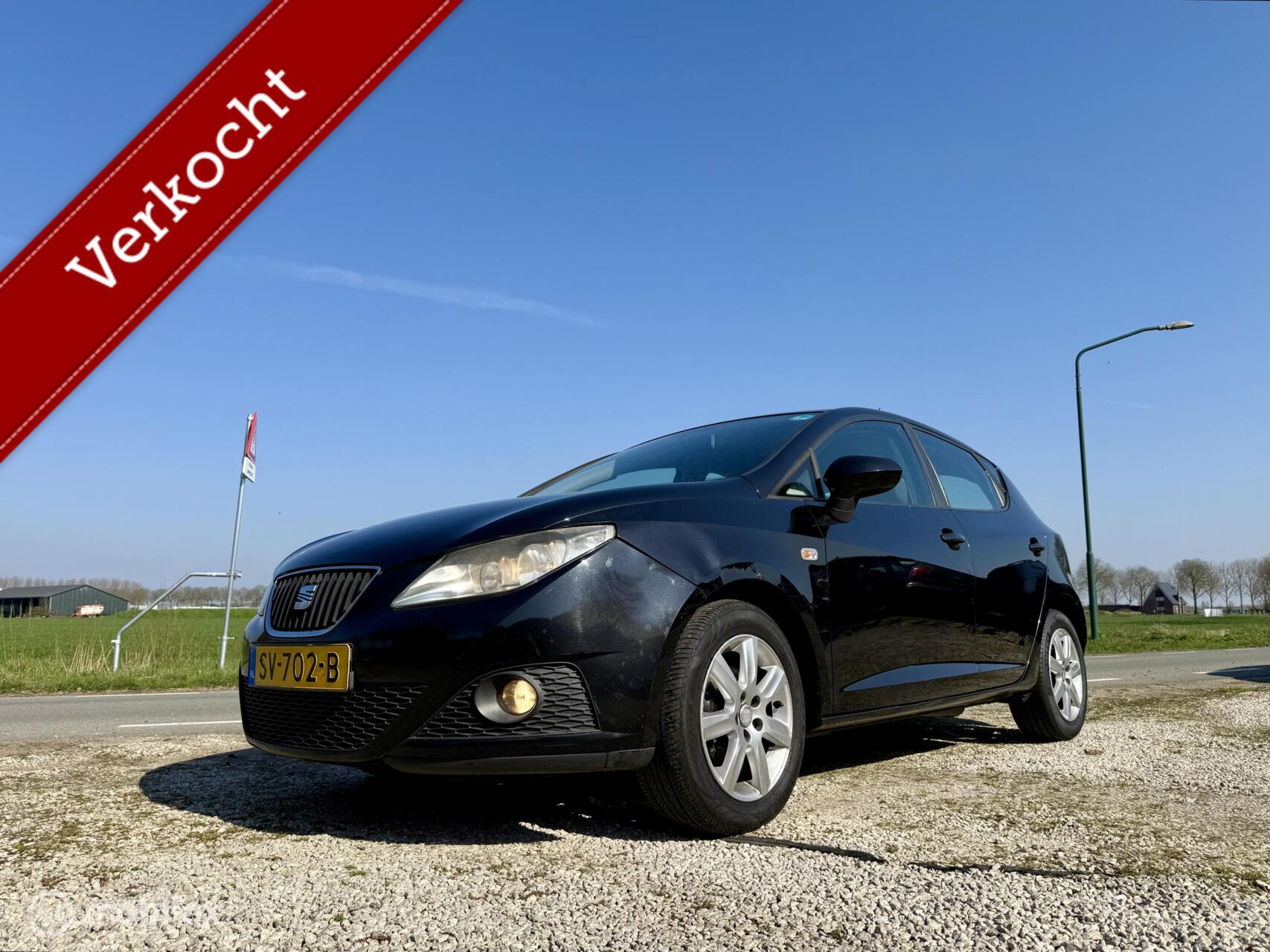 Seat Ibiza 1.4 Sport-up, BJ 2008, APK Maart 2027, Airco 2008 - voorkant