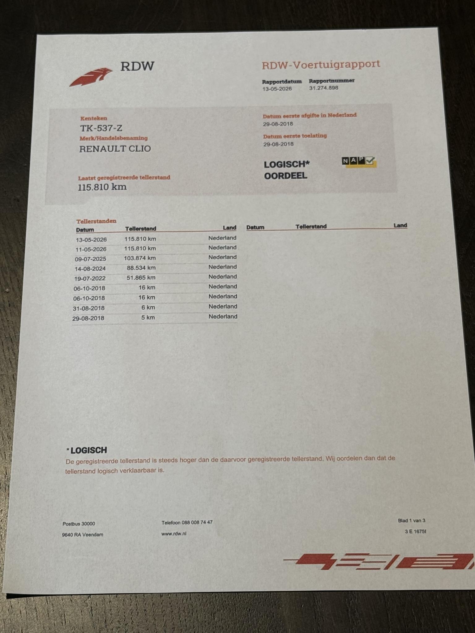 Foto van Renault Clio