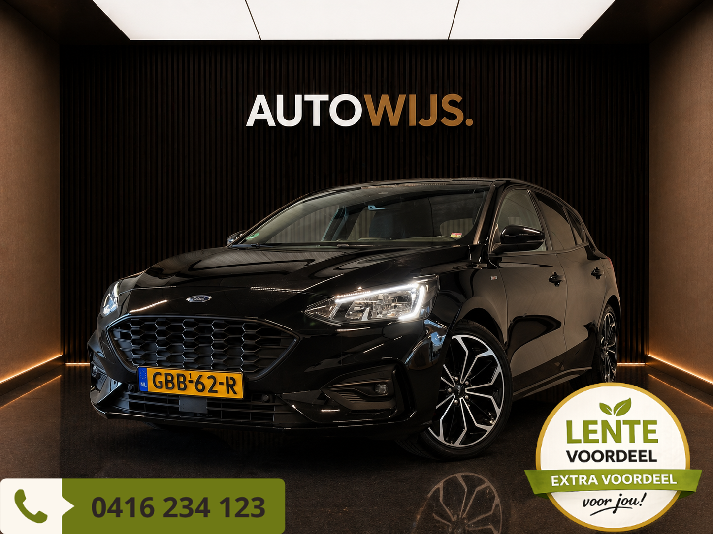 Ford Focus 1.0 EcoBoost Titanium X Business |ST-LINE|B&O|CAMERA|ACC|WINTERPACK 2020 - voorkant