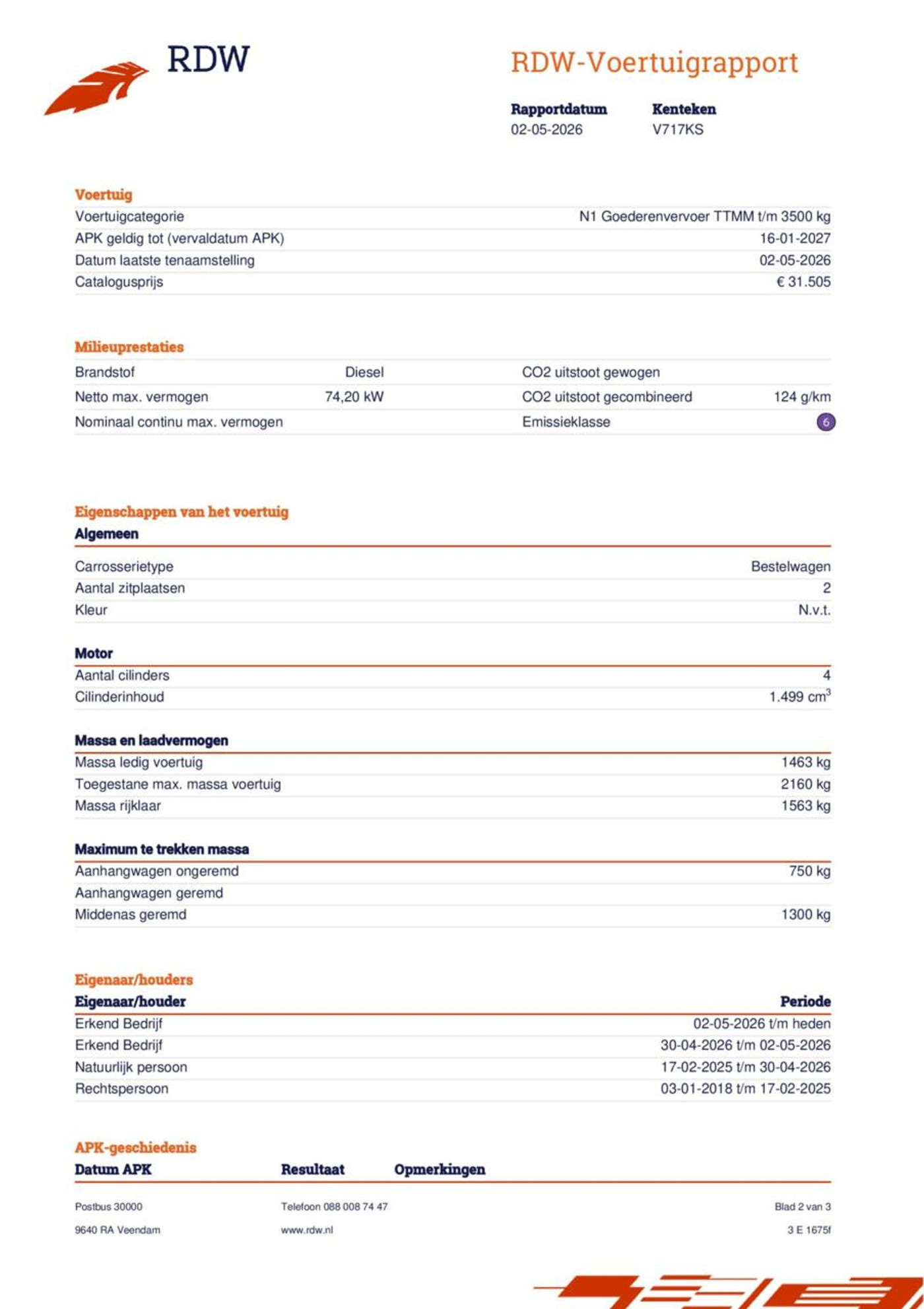 Foto van Ford Transit Connect