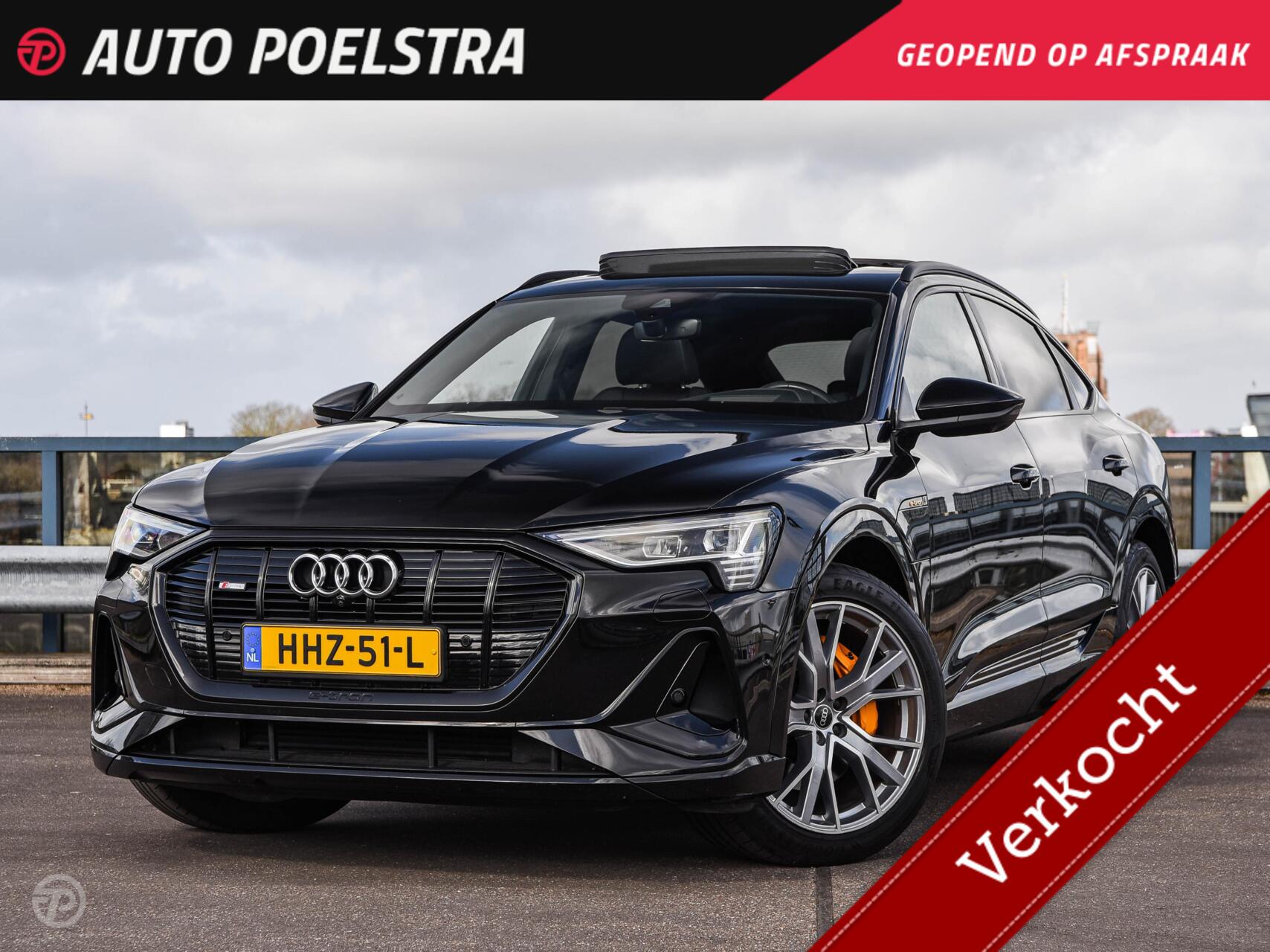 Audi E-tron Sportback 55 55 quattro S edition 95 kWh | Panoramadak | B&O | HUD | Matrix LED | 360 Camera | ACC | Keyless | 21" | SOH 92% 2022 - voorkant