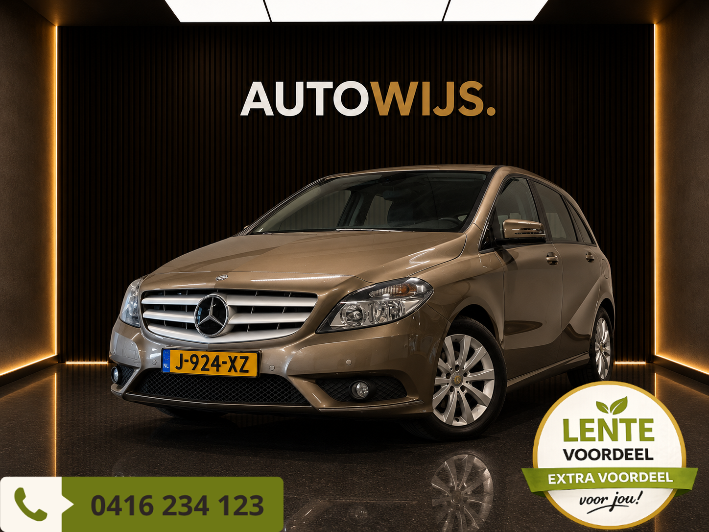Mercedes-Benz B 200 200 Ambition aut. | Trekhaak, Navi, Cruise 2013 - voorkant