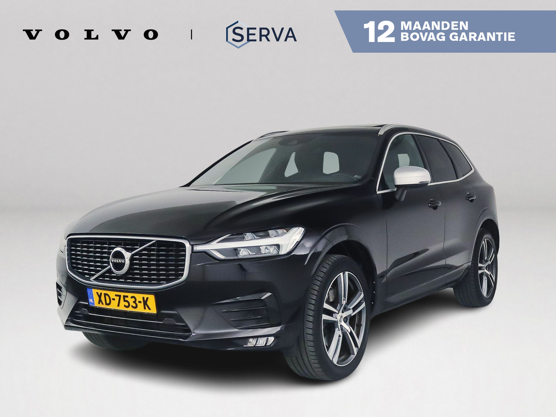 Volvo Xc60 T5 AWD R-Design | Panoramadak | Parkeercamera | Stoelverwarming | Elektrische stoelen | Trekhaak 2018 - voorkant