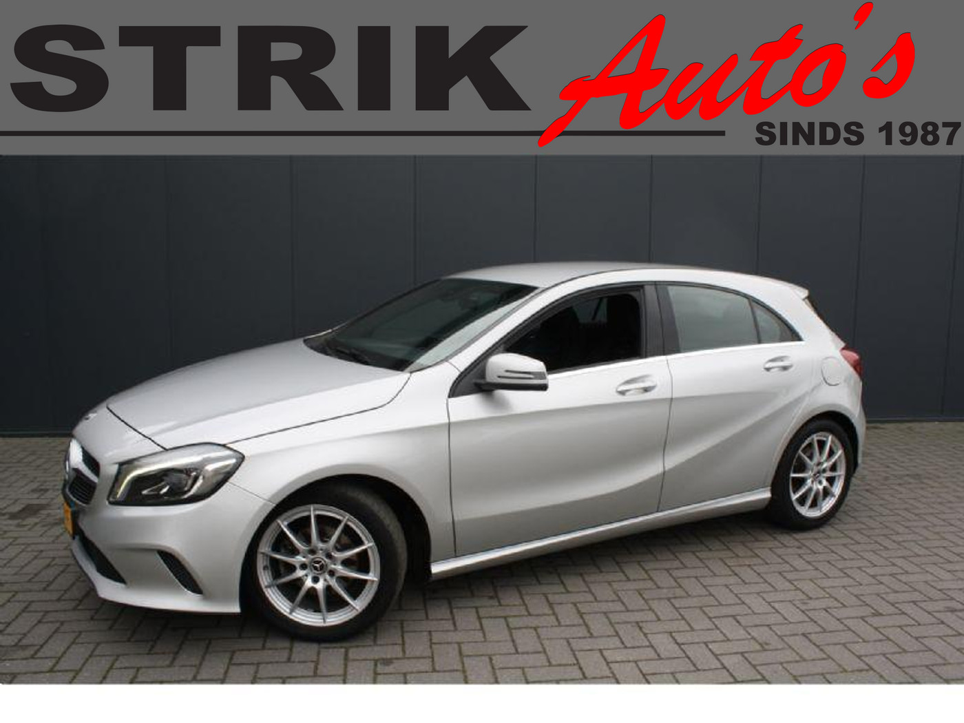Mercedes-Benz A-klasse 180 d Business Solution AMG AUTOMAAT - NAVIGATIE - CAMERA - LED 2018 - voorkant
