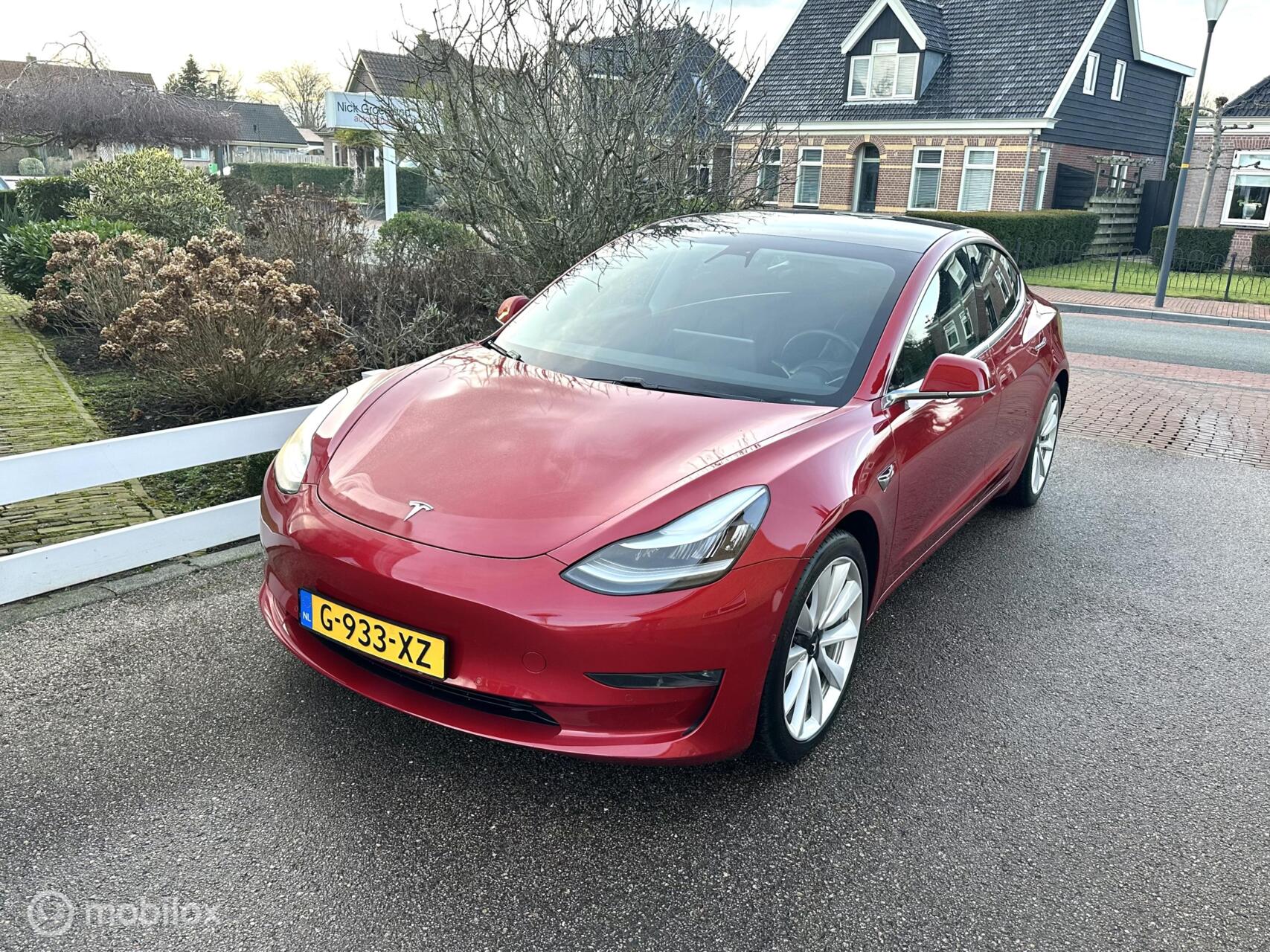 Tesla Model 3 Long Range AWD 75 kWh AUTOPILOT CAMERA 19INCH ACCU GARANTIE !! 2019 - voorkant