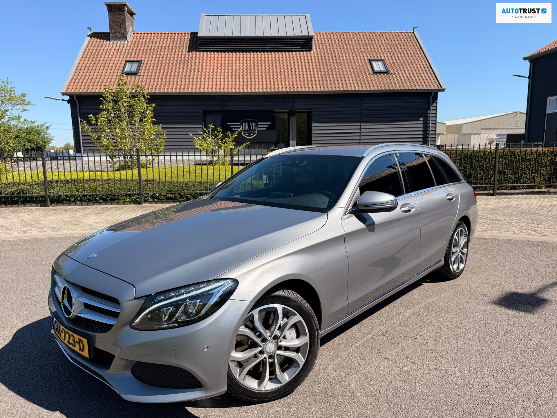 Mercedes-Benz C 350 E 350 e Plug in Hybride Lease Edition Burmester-Systeem  Leer Navo Led-Xenon 2015 - voorkant