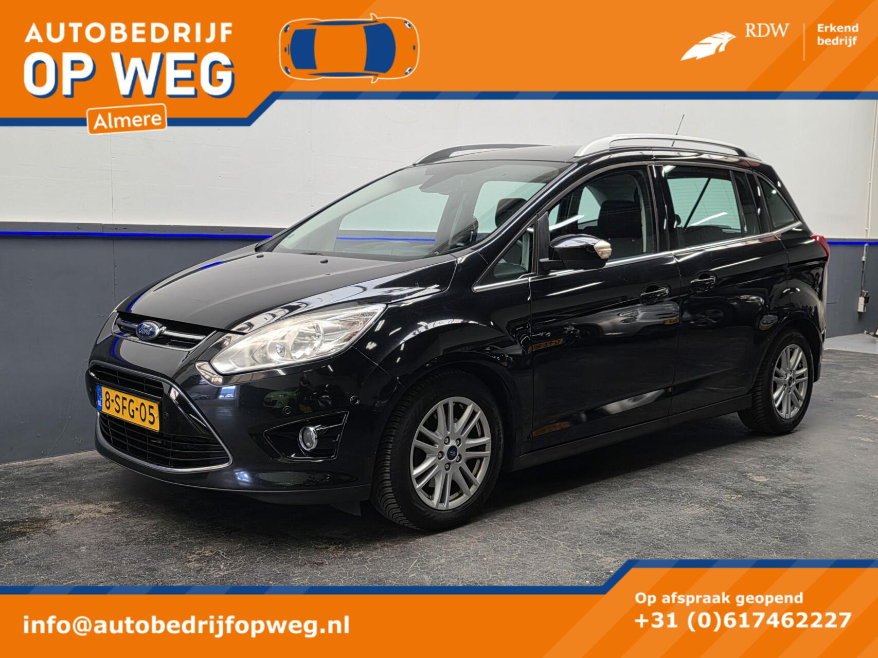 Ford Grand C-max 1.0 Titanium | Vol opties! | Camera | Climat & Cruise Control 2013 - voorkant