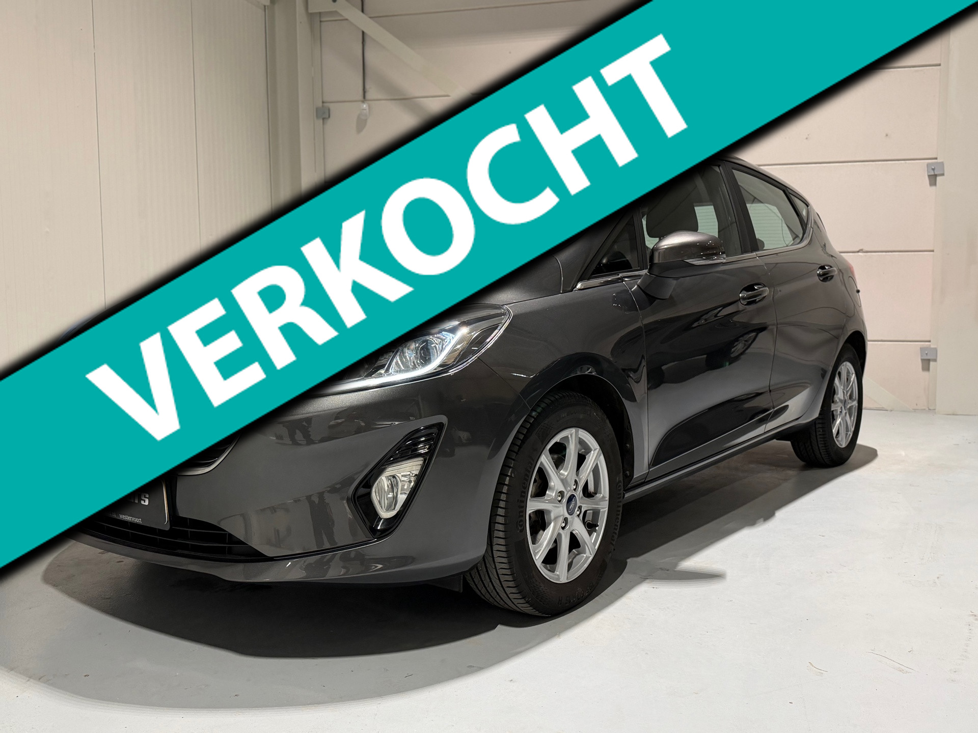 Ford Fiesta 1.0 EcoBoost Titanium Carplay,1e eigenaar, Dealer onderhouden, parkeersensoren achter, Led verlichting, Sfeer light 2020 - voorkant