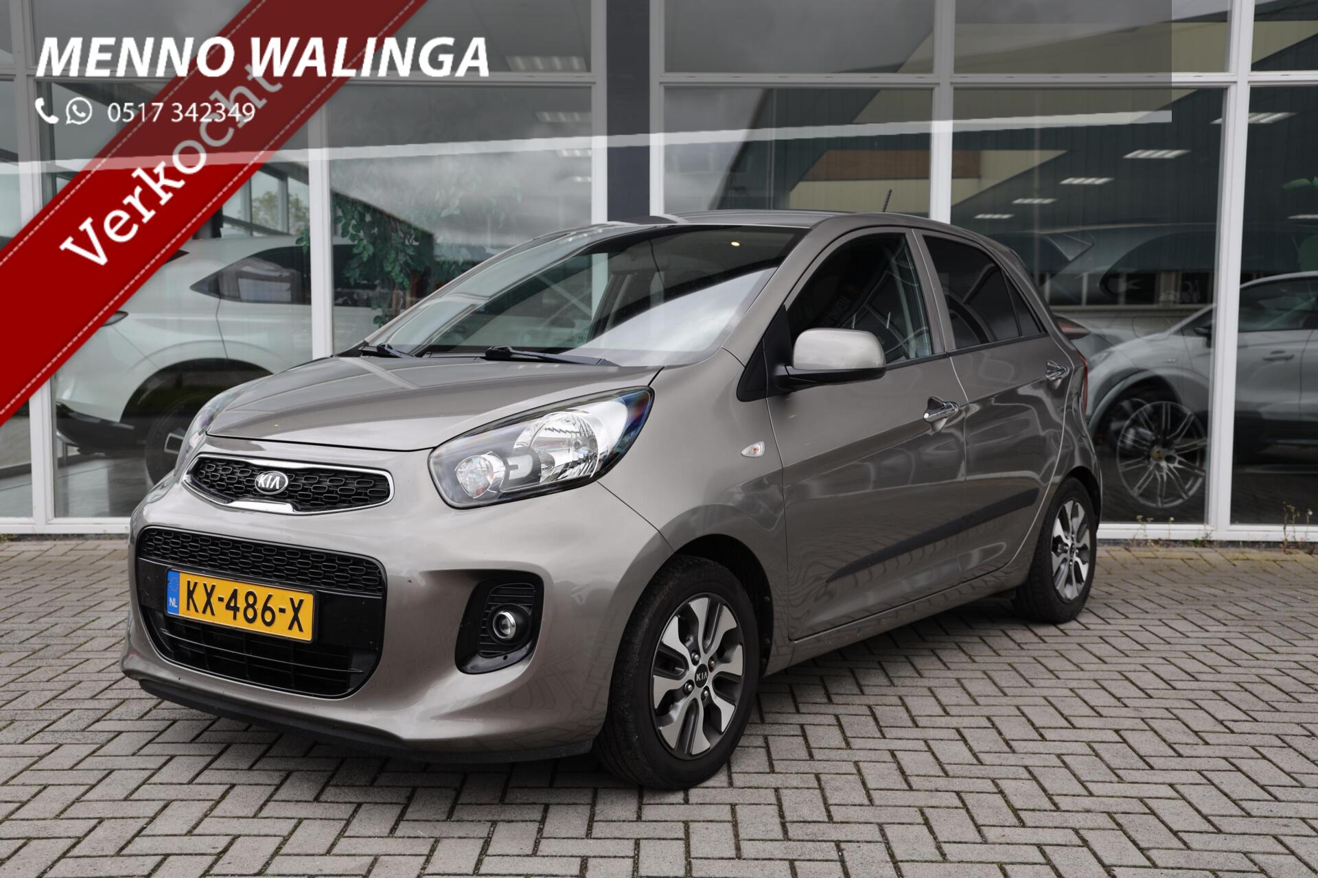 Kia Picanto 1.0 CVVT ComfortPlusLine Navigator|Camera|Cruise|Navi| 2017 - voorkant