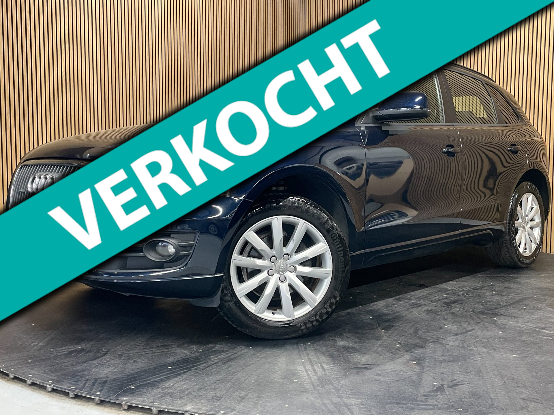 Audi Audi Q5 2.0 TFSI Quattro|S-LINE|TREKHAAK|PANORAMADAK|VOLLEDER|APPLE CARPLAY/ANDROID |STOELVERWARM|CLIMATE CONTROL|LANE-ASSIST|LMV| 2010 - voorkant