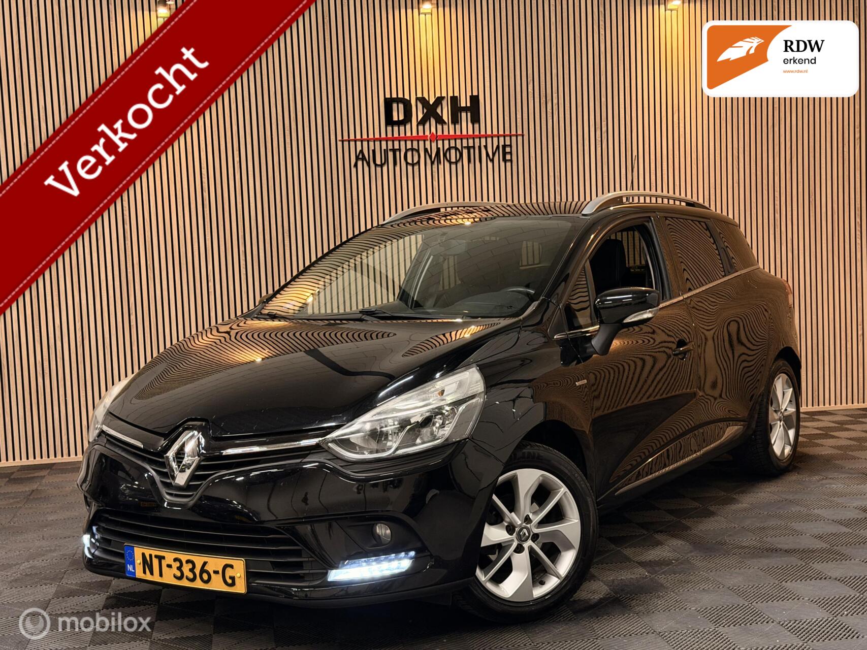 Renault Clio 0.9 TCe Limited Org.NL NAVI BT PDC CRUIS 2017 - voorkant