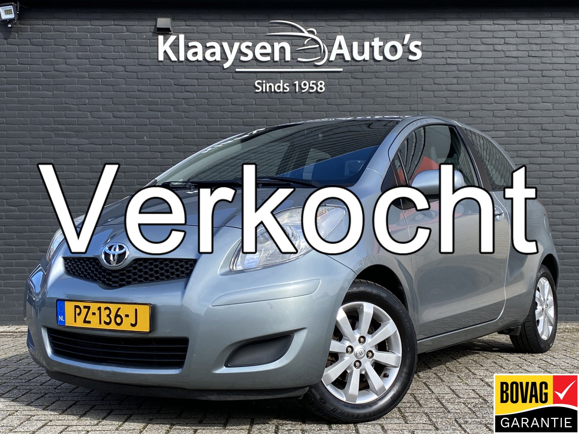 Toyota Toyota Yaris 1.3 VVTi Dynamic 101 pk AUT. | airco | elektrisch pakket | lichtmetalen velgen | airbags | garantie 2010 - voorkant