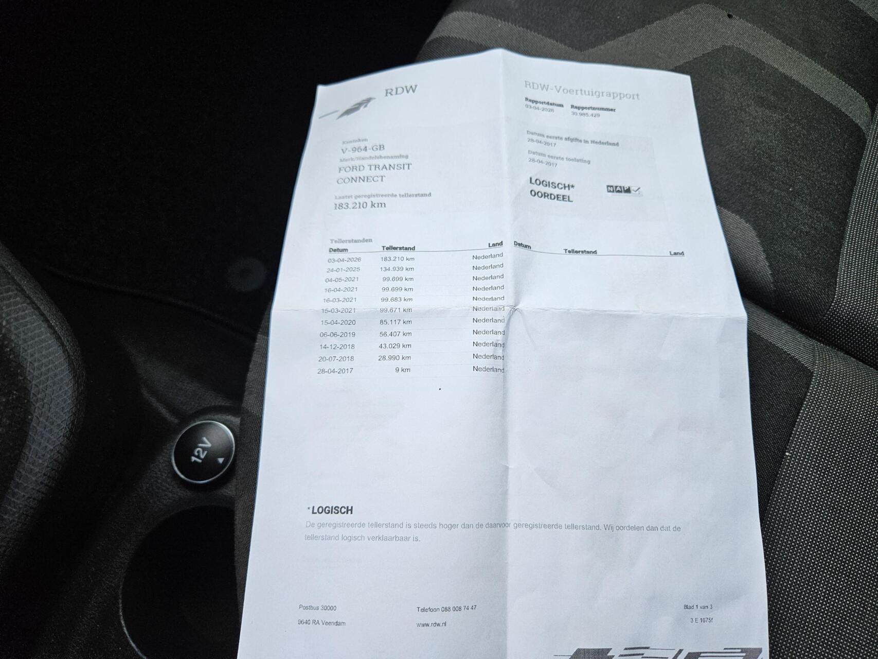 Foto van Ford Transit Connect