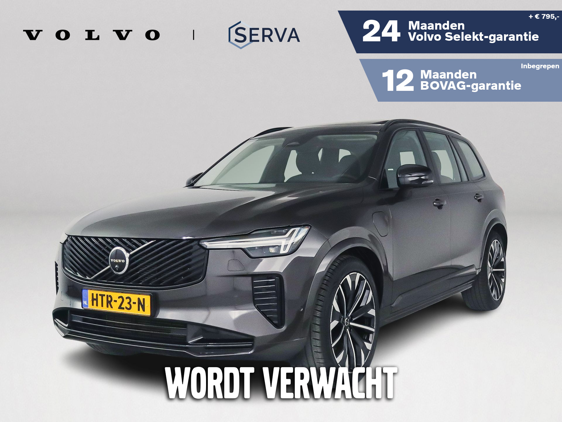 Volvo Xc90 T8 Plug-in hybrid AWD Ultra Dark | Panoramadak | 360º camera | Luchtvering | Head- Up display | Bowers & Wilkins | Stoelventilatie | Trekhaak 2025 - voorkant