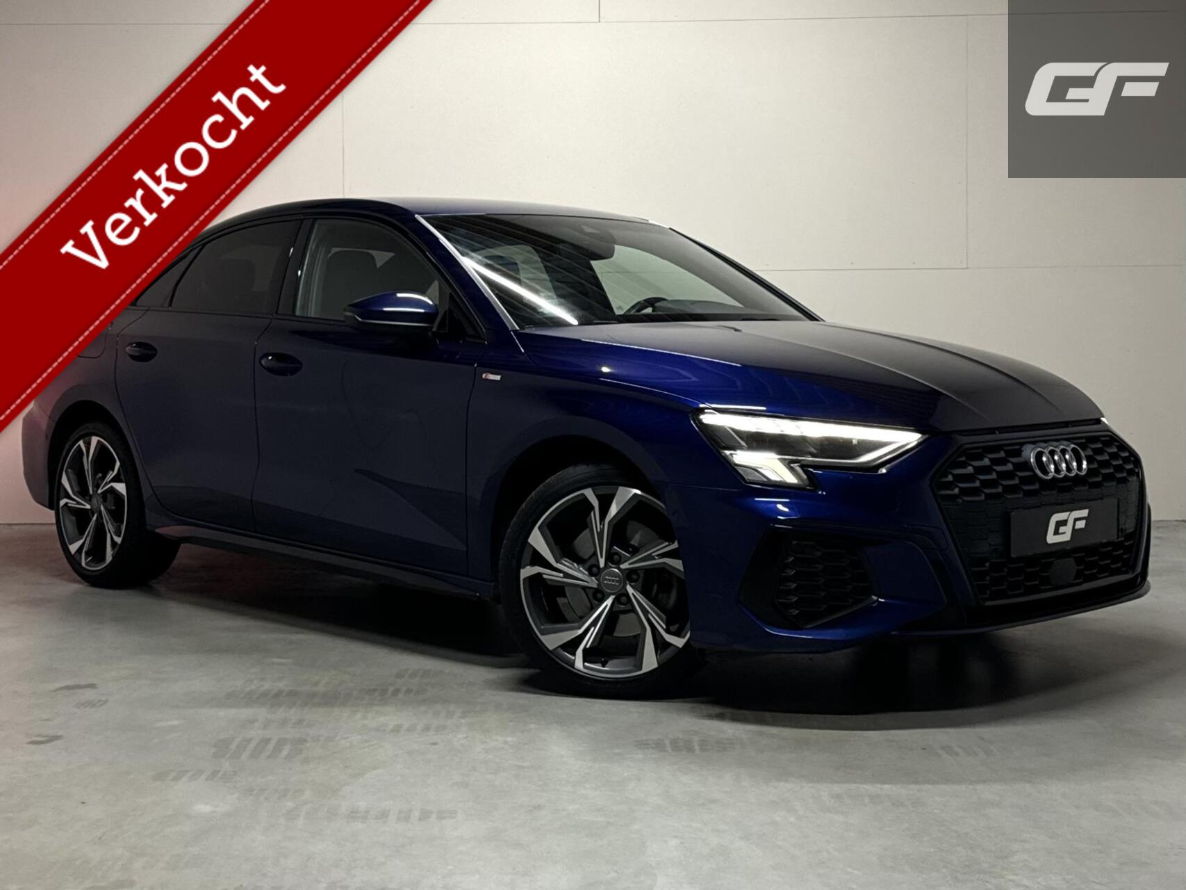 Audi A3 Limousine 35 TFSI S-Line Black Edition CarPlay Camera 2020 - voorkant