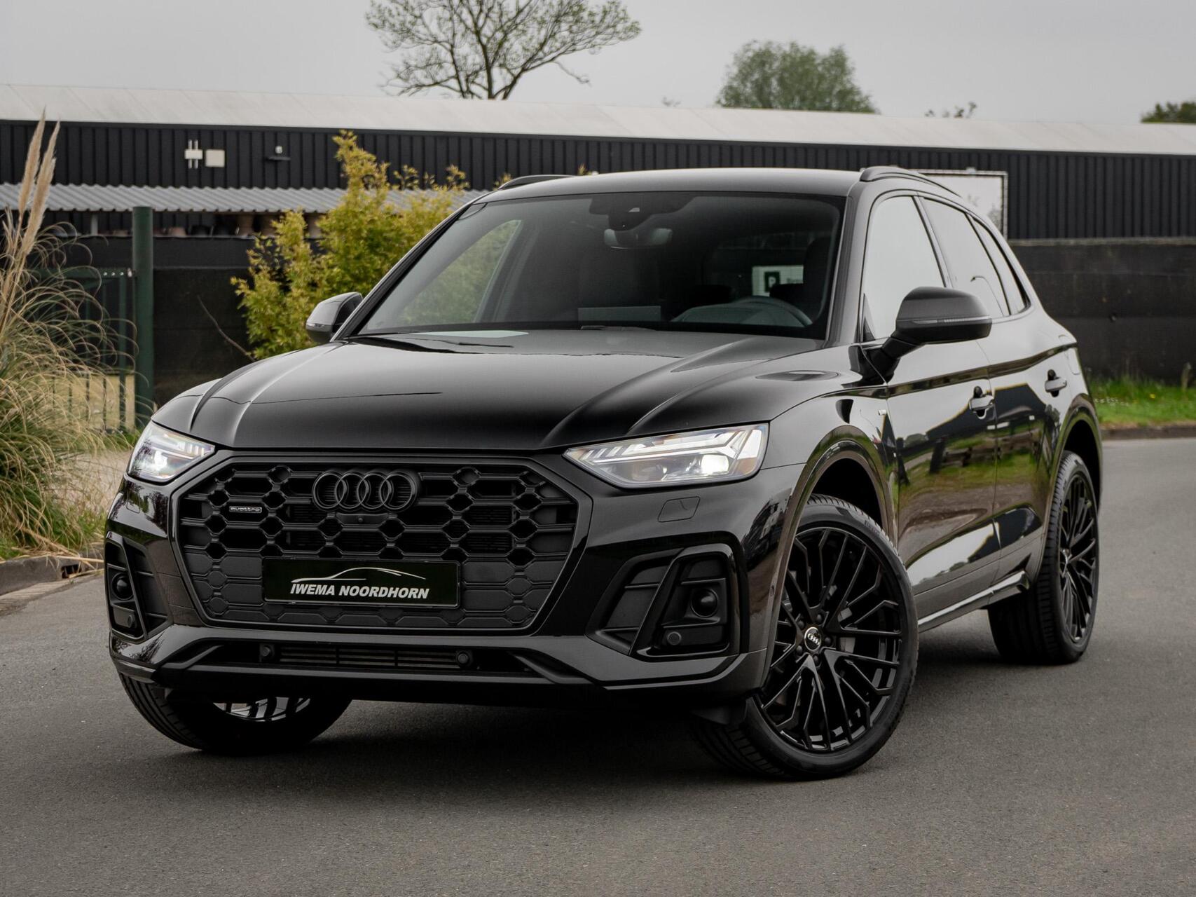 Audi Q5 55 TFSI e-Line S Competition |B&O|Carbon|Diamond Stitching|Camera 360°|Achterbank verw.|Keyless|Head up|Dodehoek assis. 2022 - voorkant